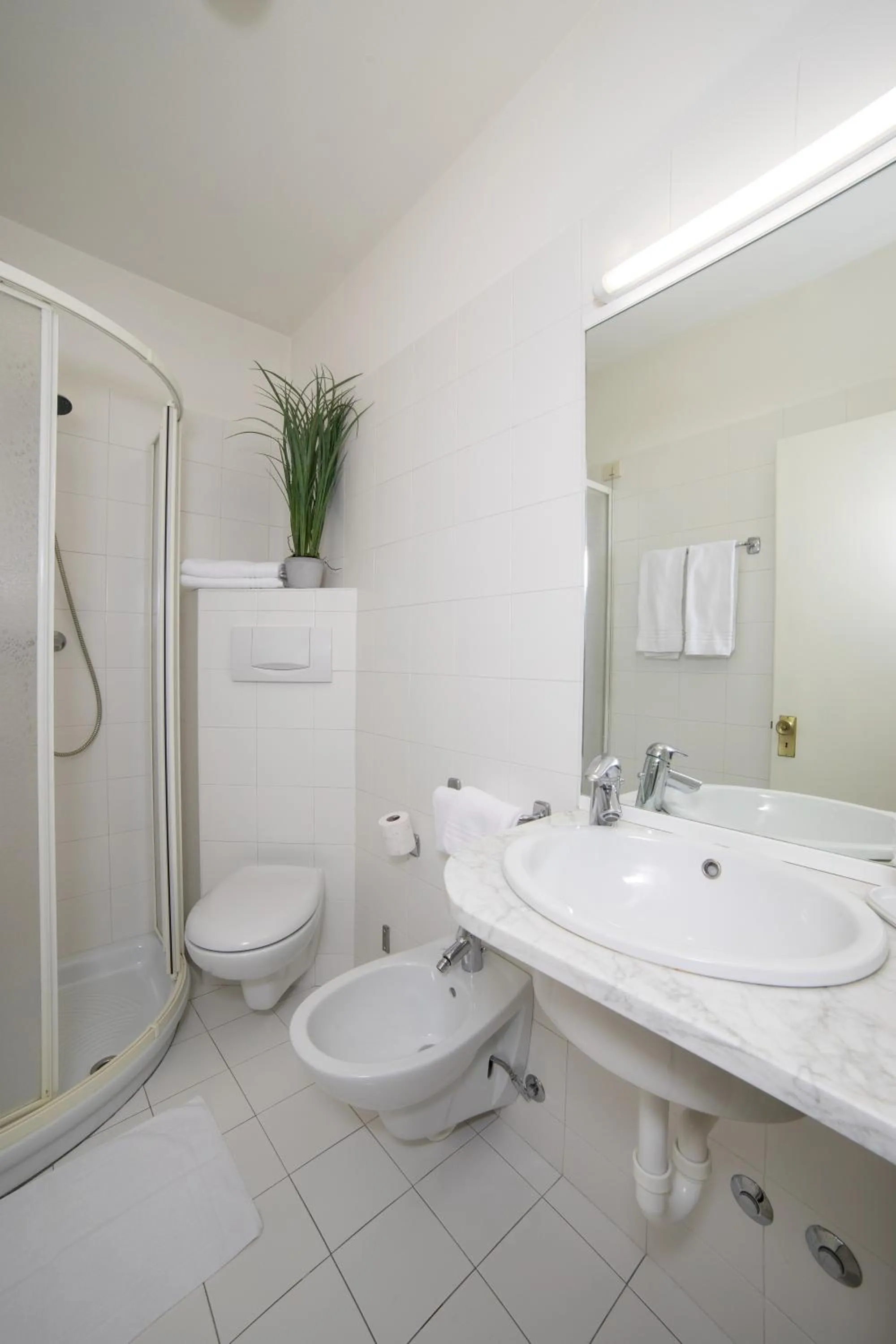 Shower in Hotel Alla Fonte