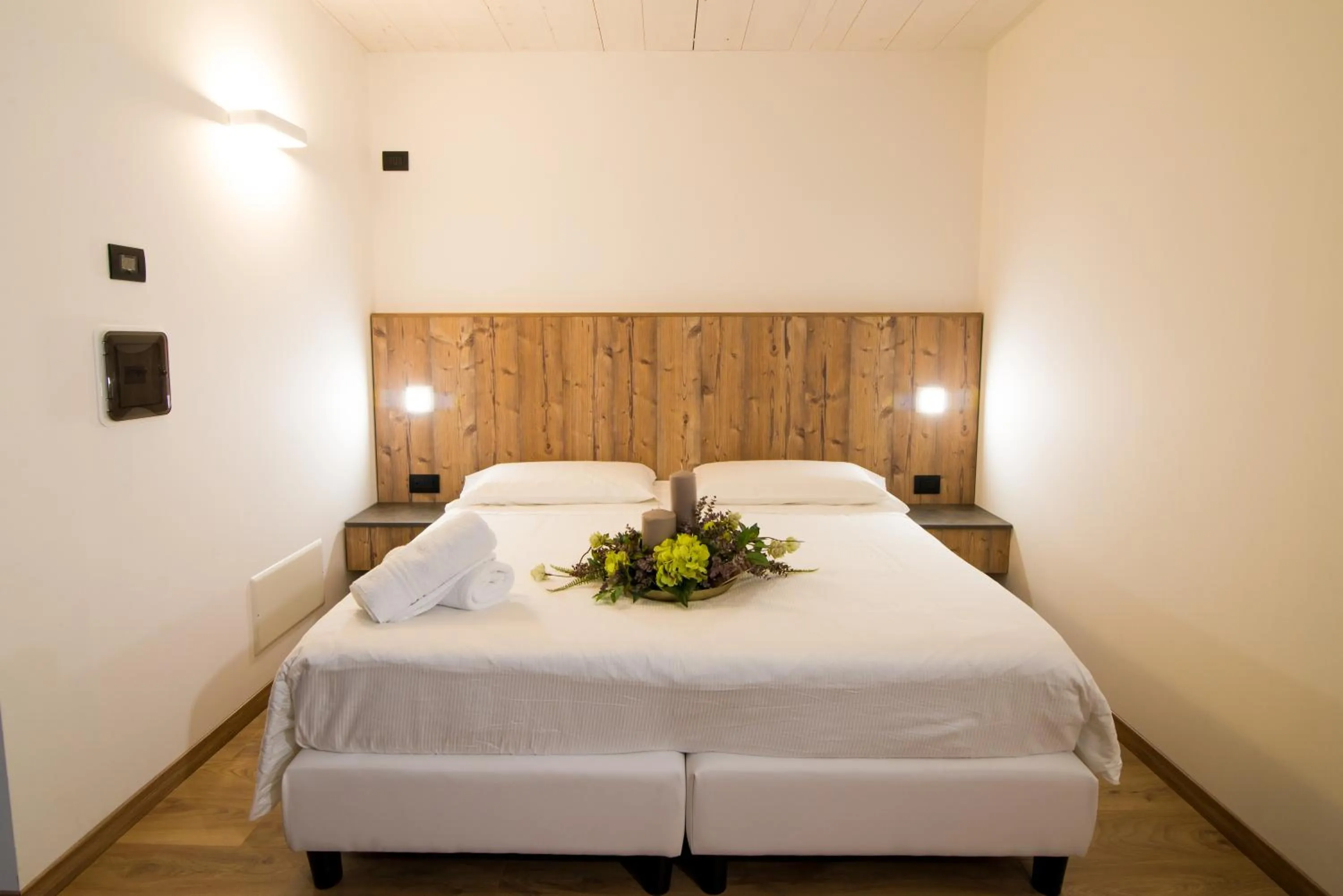 Bedroom, Bed in Hotel Alla Fonte