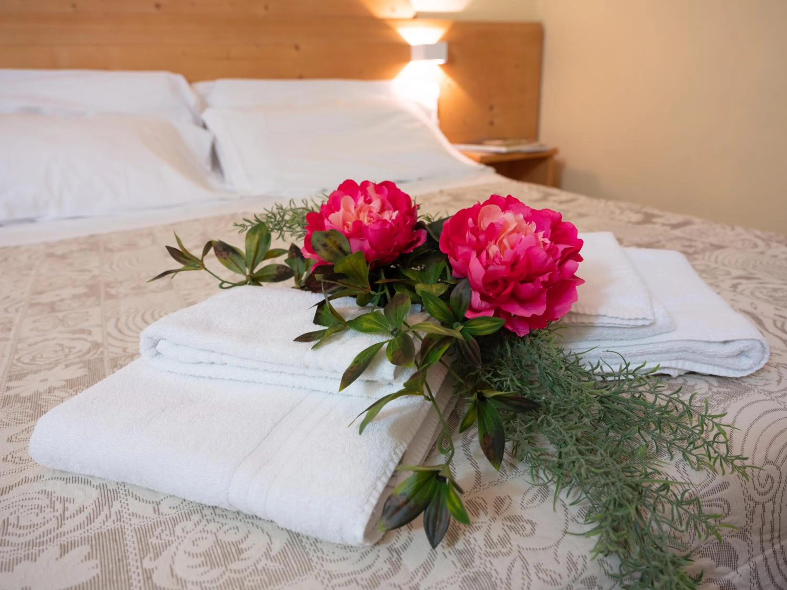 Bedroom, Bed in Hotel Alla Fonte