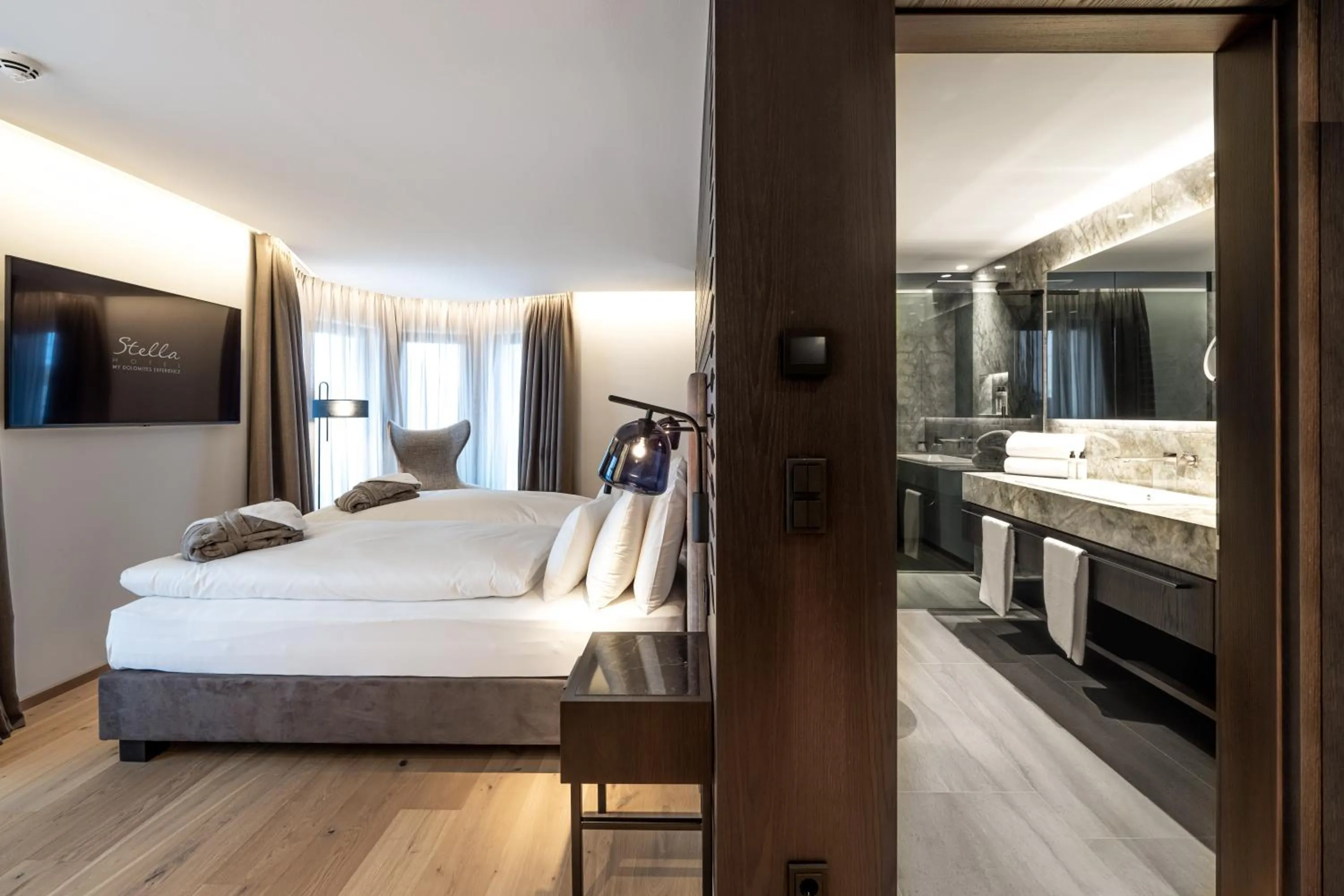 Bedroom, Bed in Stella Hotel - My Dolomites Experience