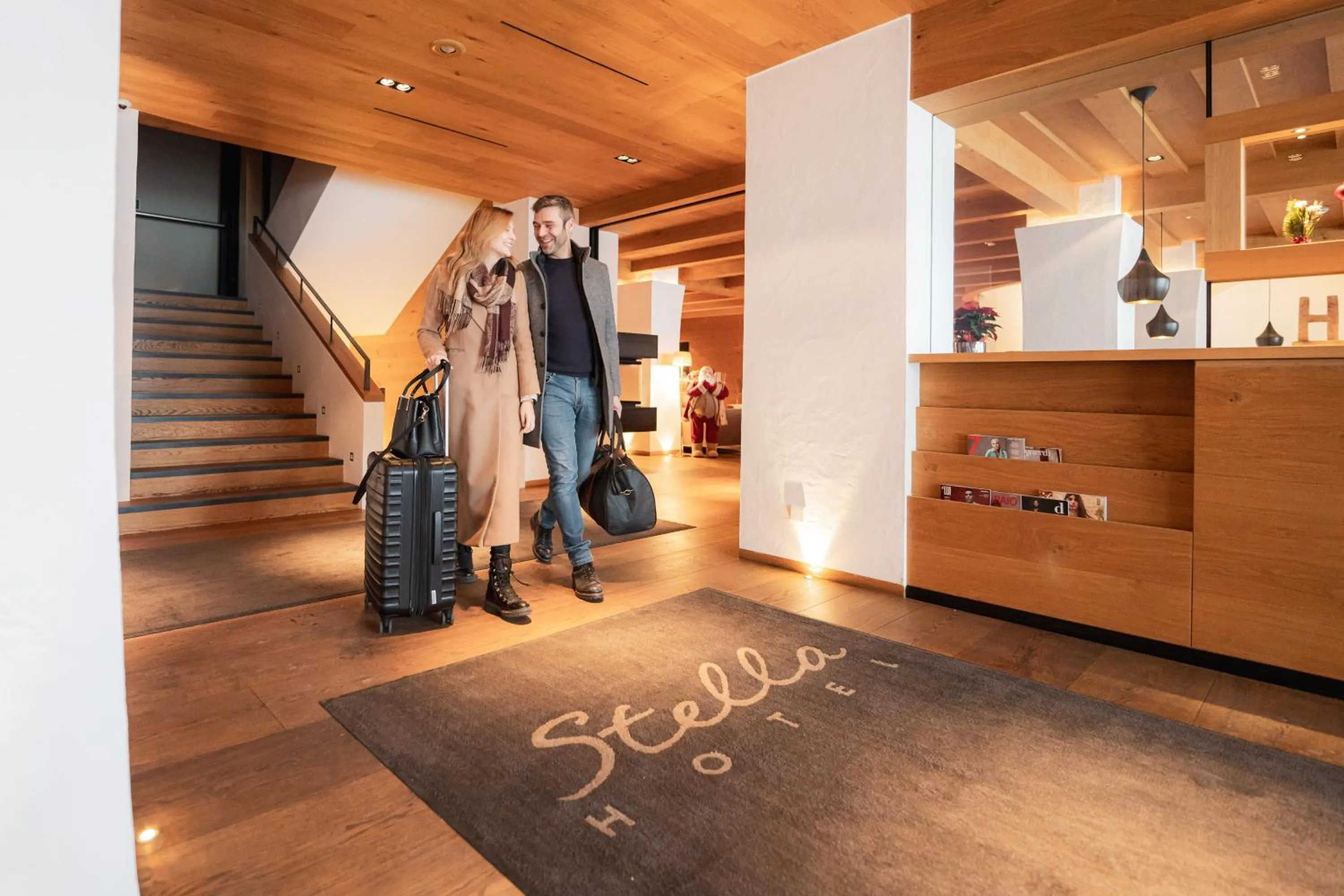 Lobby or reception in Stella Hotel - My Dolomites Experience