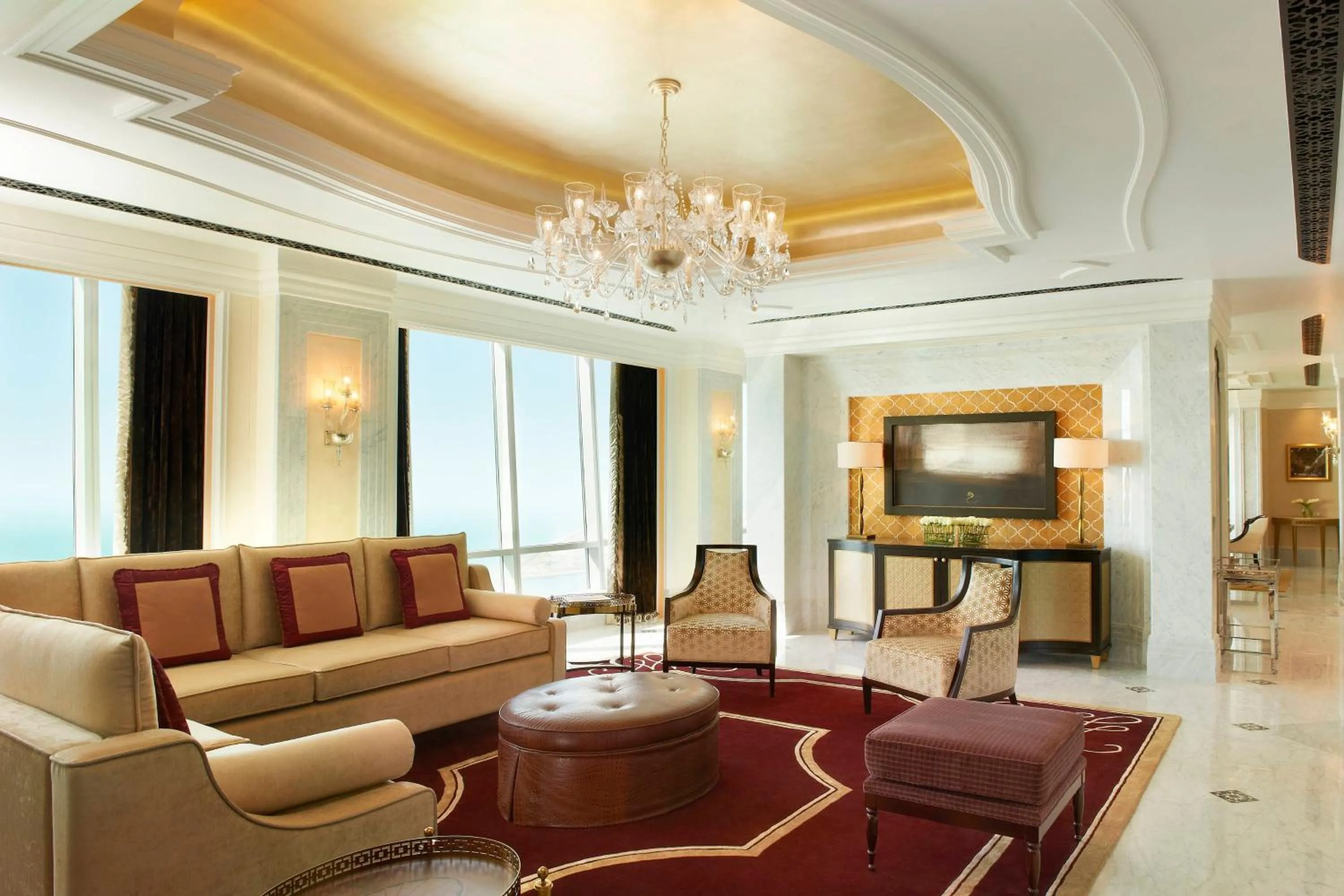 Living room in The St. Regis Abu Dhabi