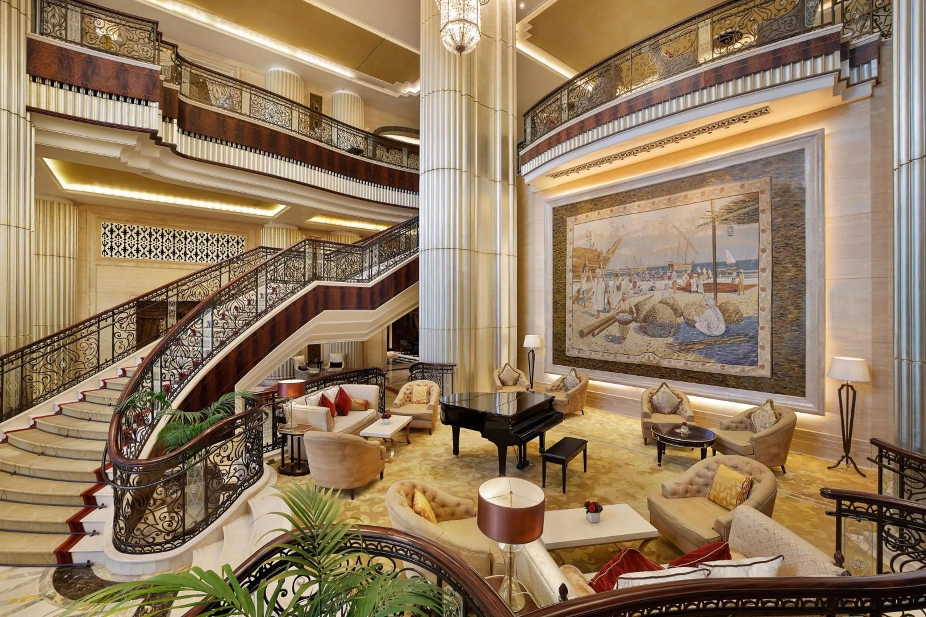 Lobby or reception in The St. Regis Abu Dhabi