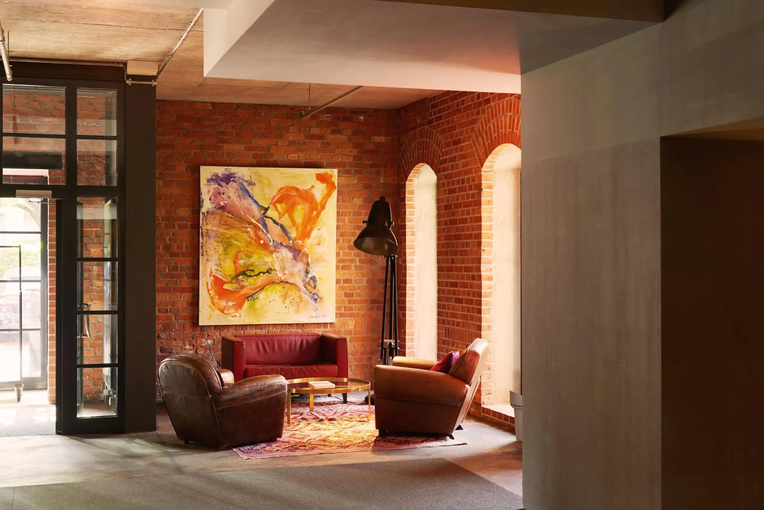 Lobby or reception in Gastwerk Hotel Hamburg