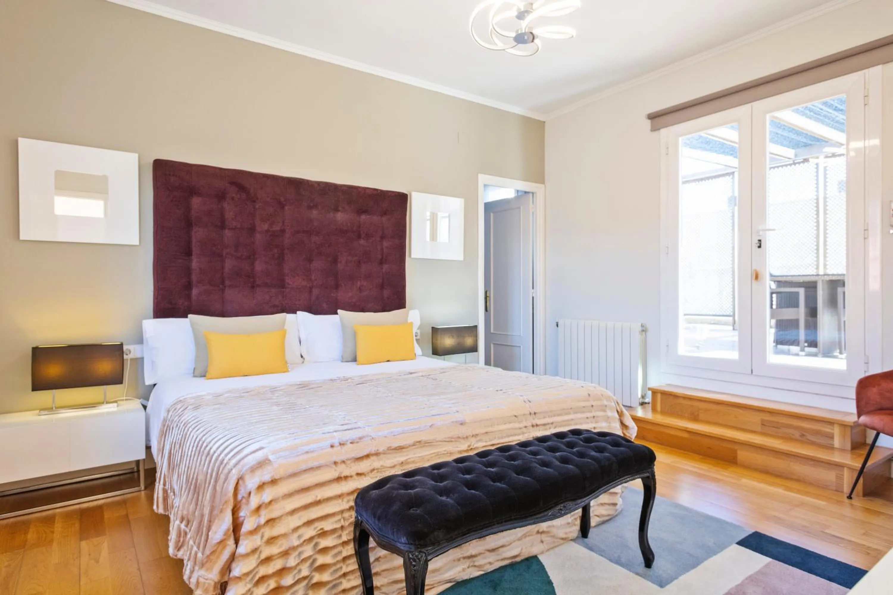 Bed in Villa Victoria Barcelona