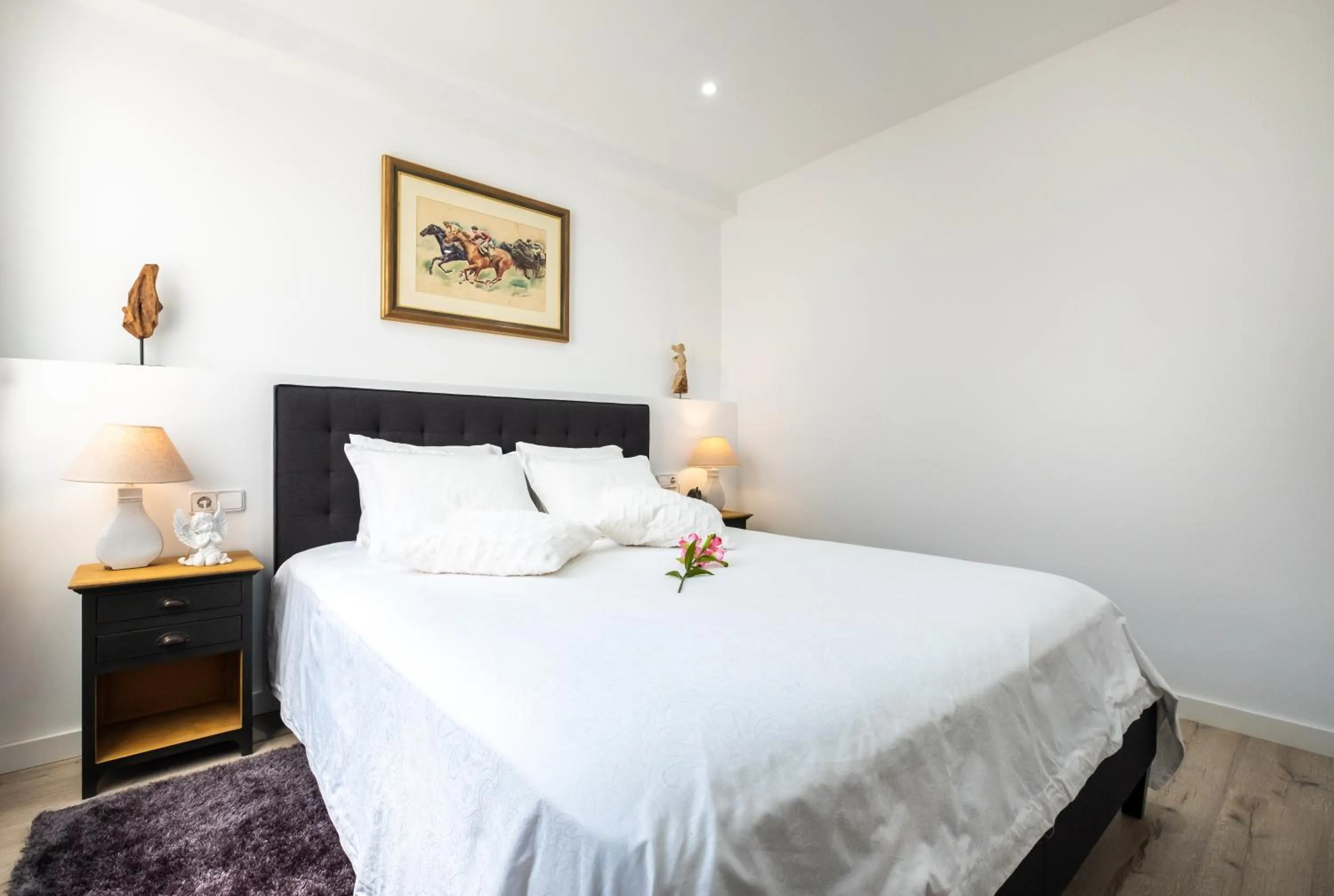 Bedroom, Bed in Lux Apartments Barcelona