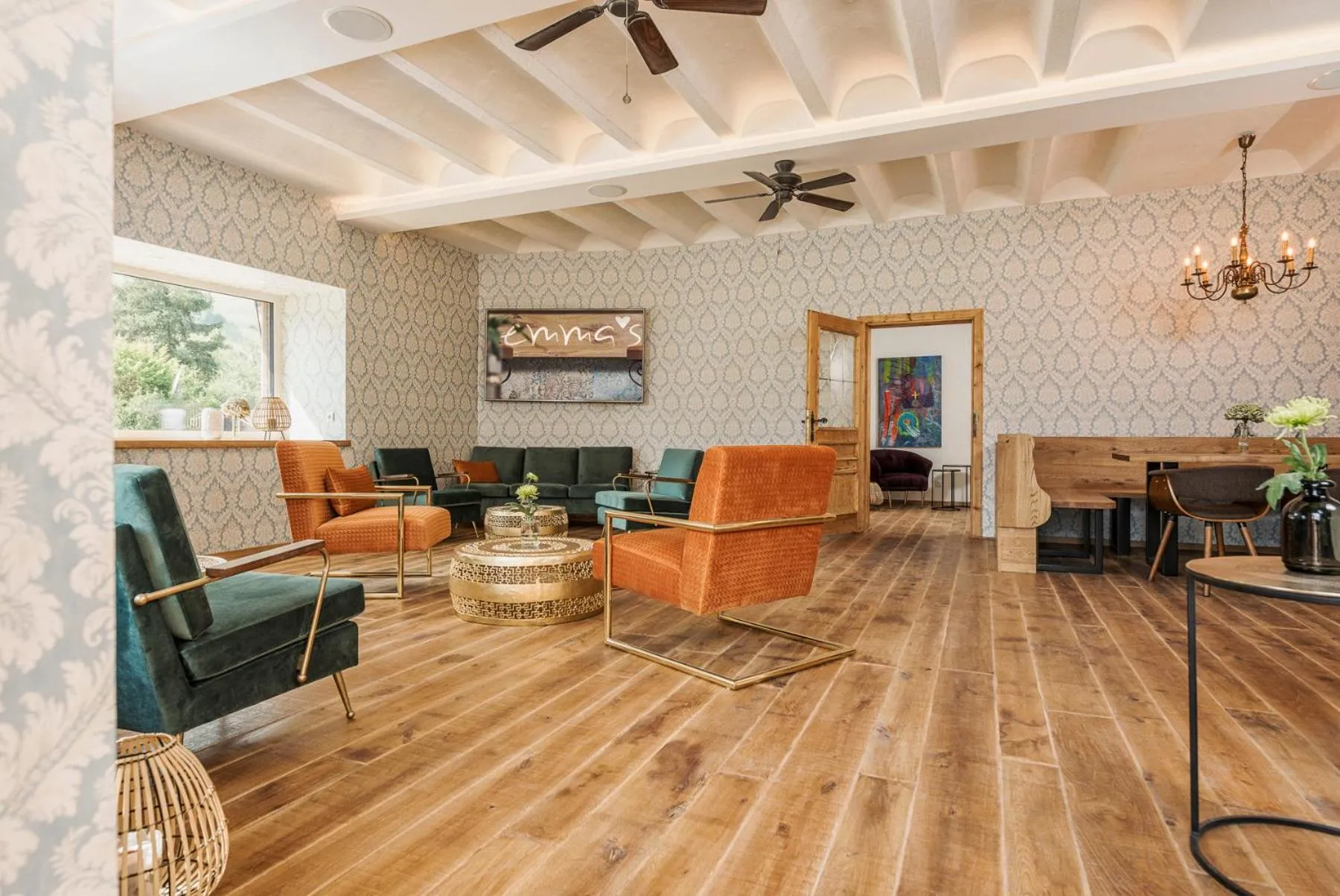 Lobby or reception in Emma's kleines Hotel