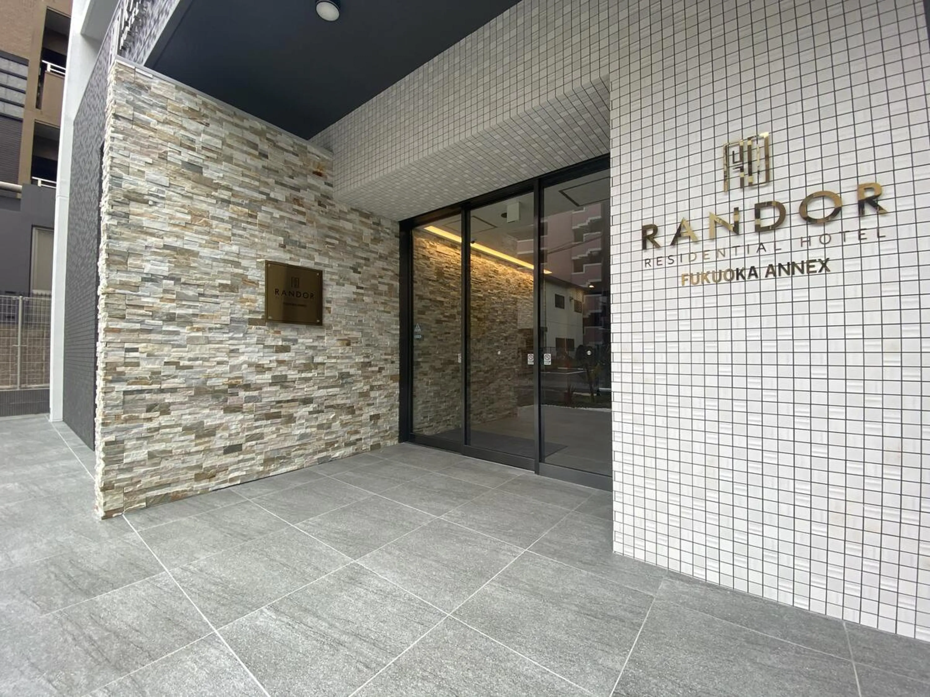 Facade/entrance in Randor Residential Hotel Fukuoka Annex