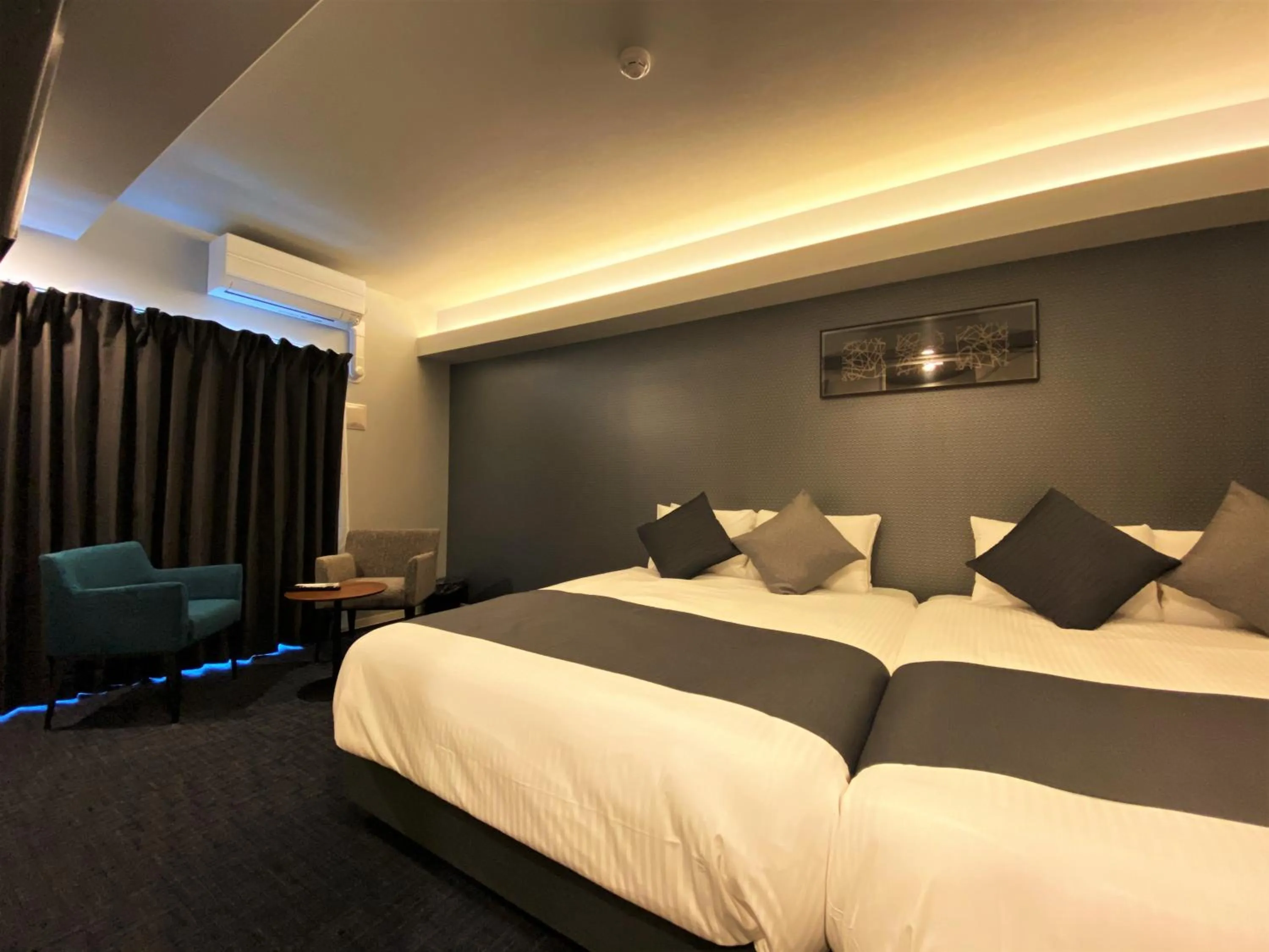 Bed in Randor Residential Hotel Fukuoka Annex