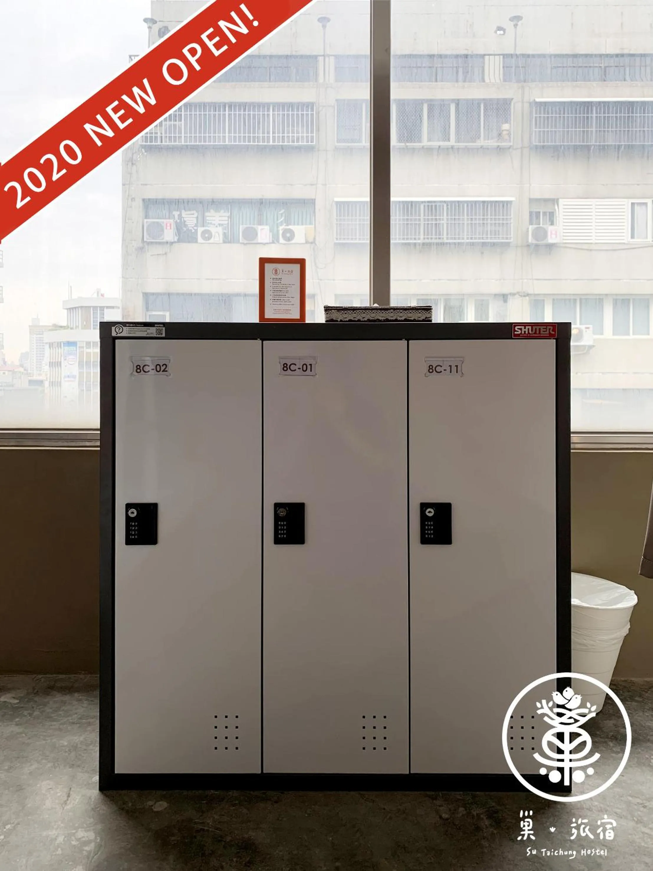 microwave in Su Taichung Hostel - Self-service Lodge