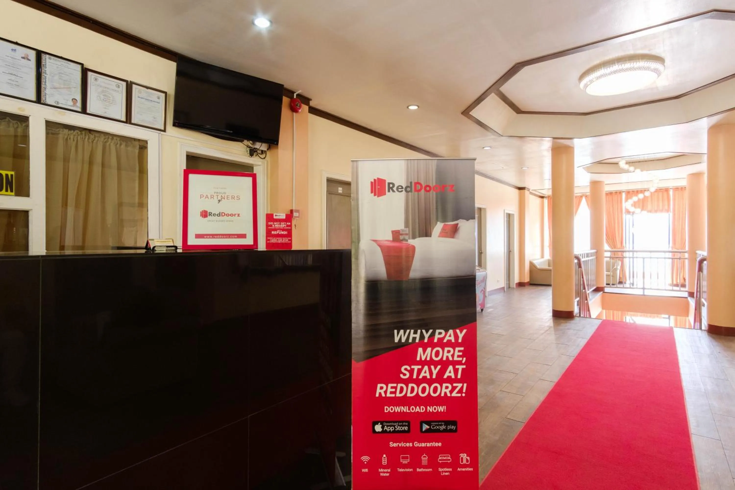 Lobby or reception in RedDoorz Plus @ Seaborne Hotel Subic Zambales
