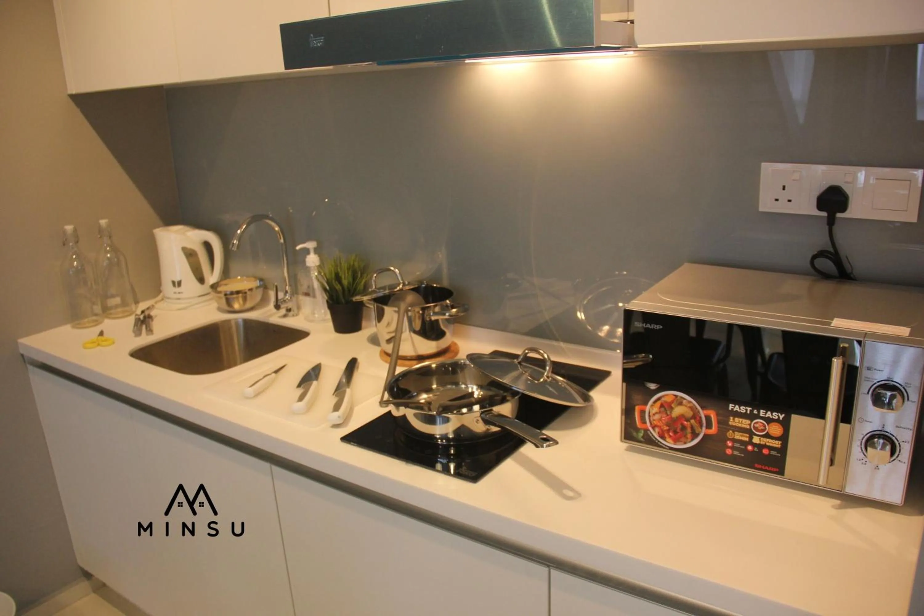 Kitchen or kitchenette in Minsu (Ekocheras)