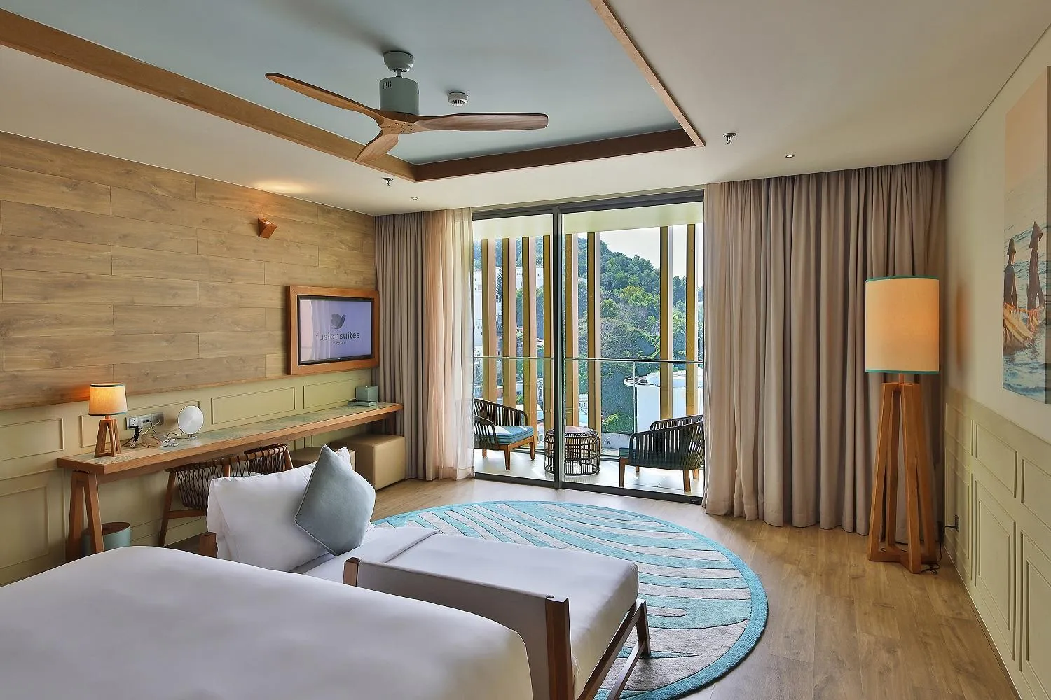 Balcony/Terrace, Bed in Fusion Suites Vung Tau
