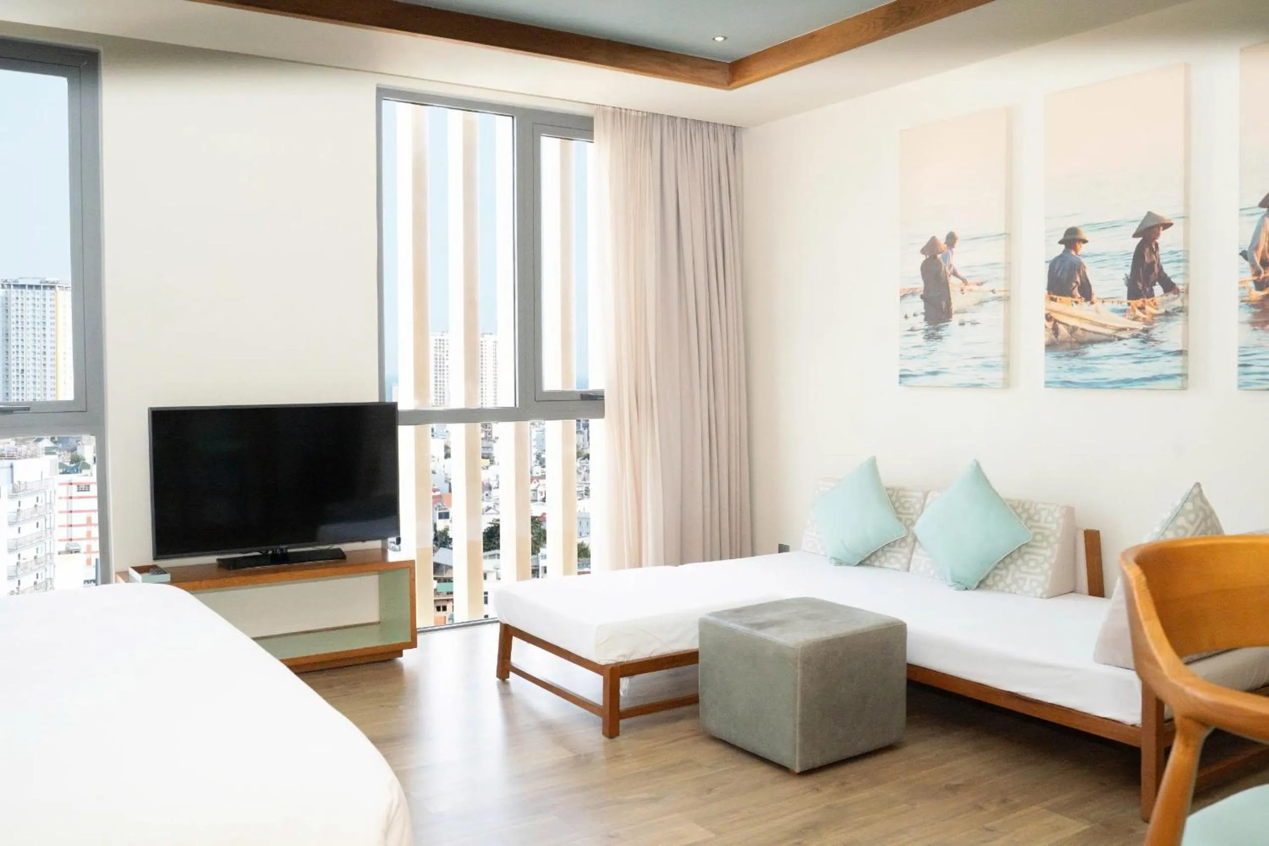 Bedroom, Bed in Fusion Suites Vung Tau