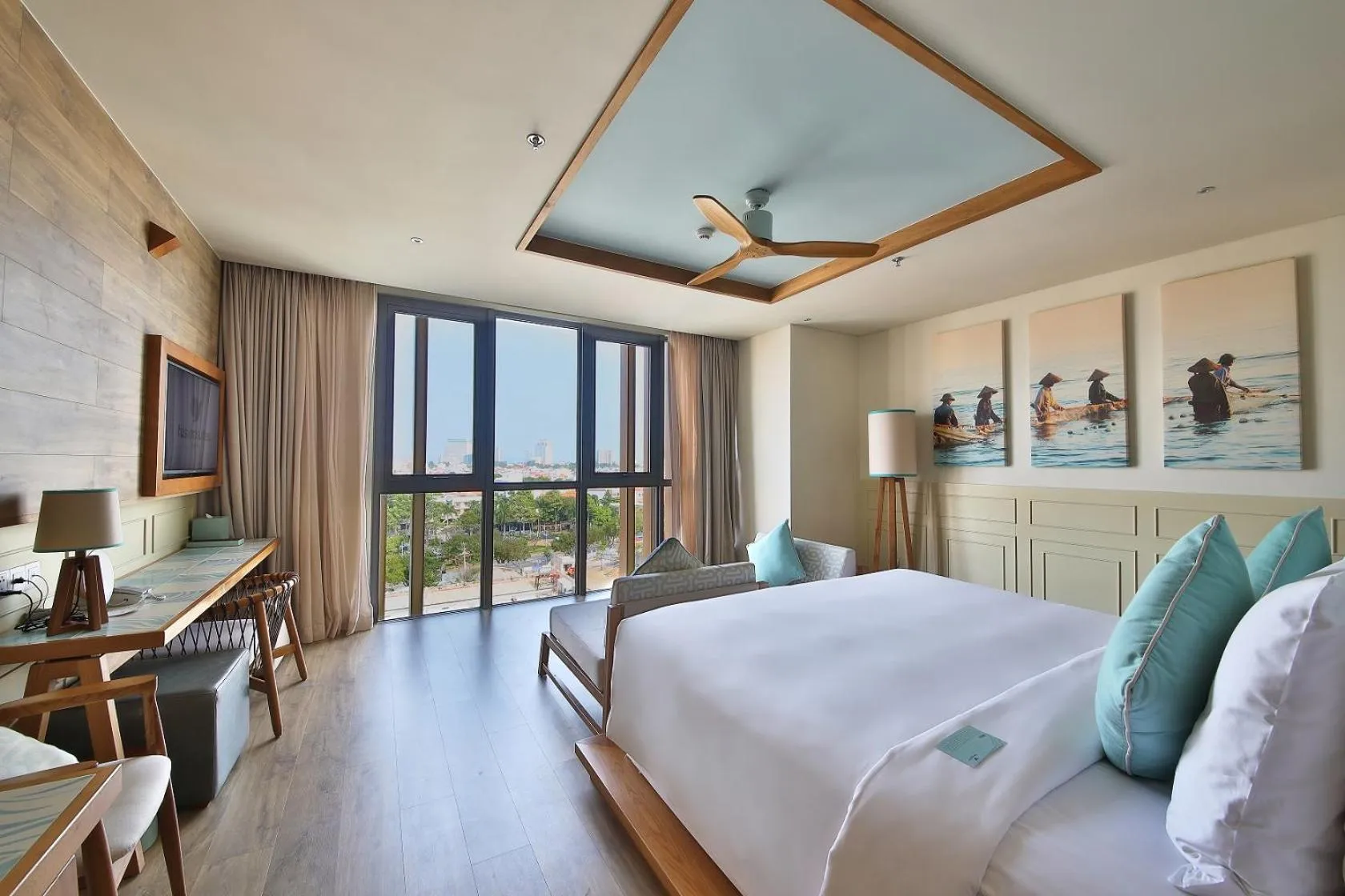 View (from property/room), Bed in Fusion Suites Vung Tau