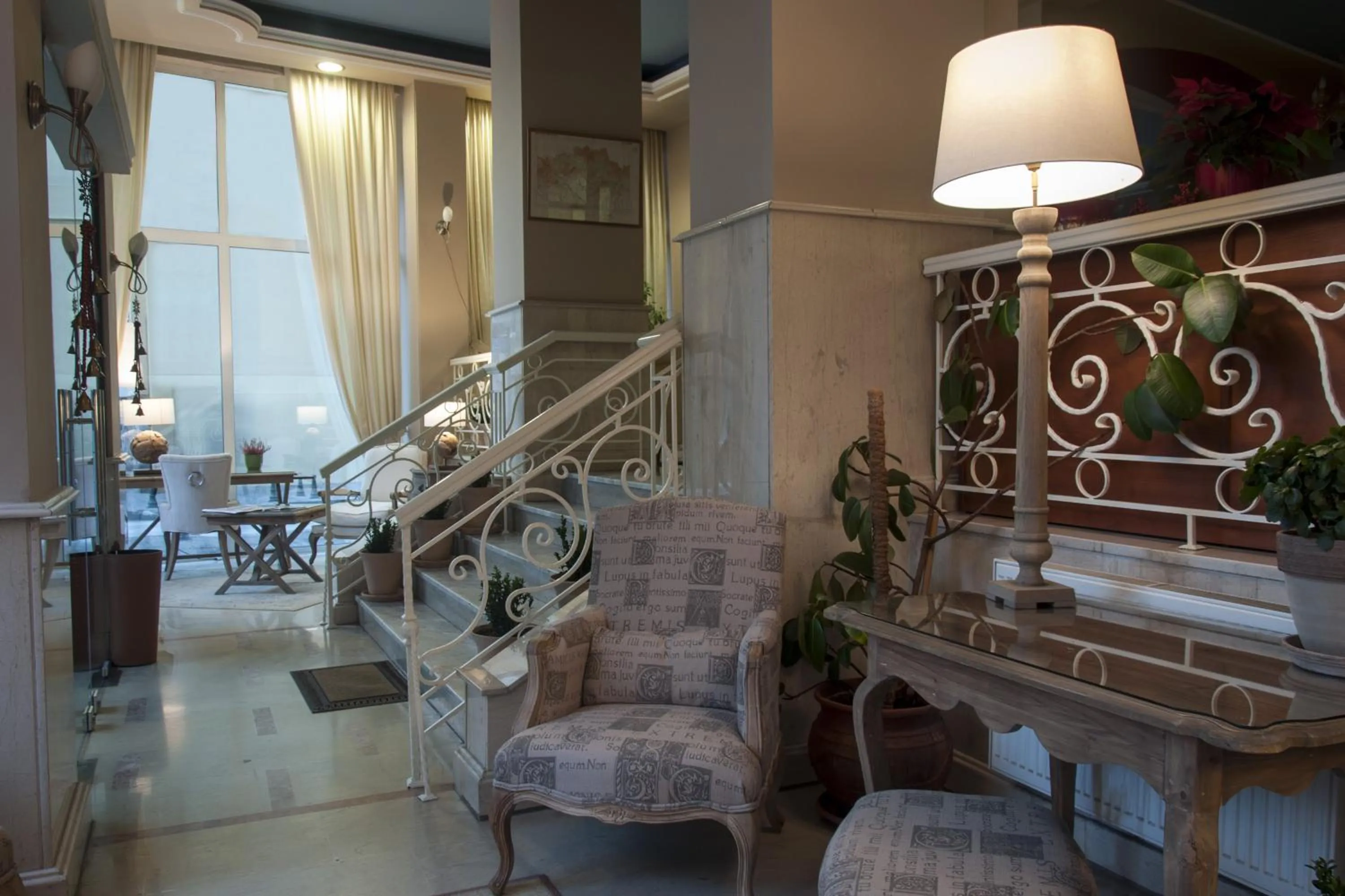 Lobby or reception in Hotel Marianna