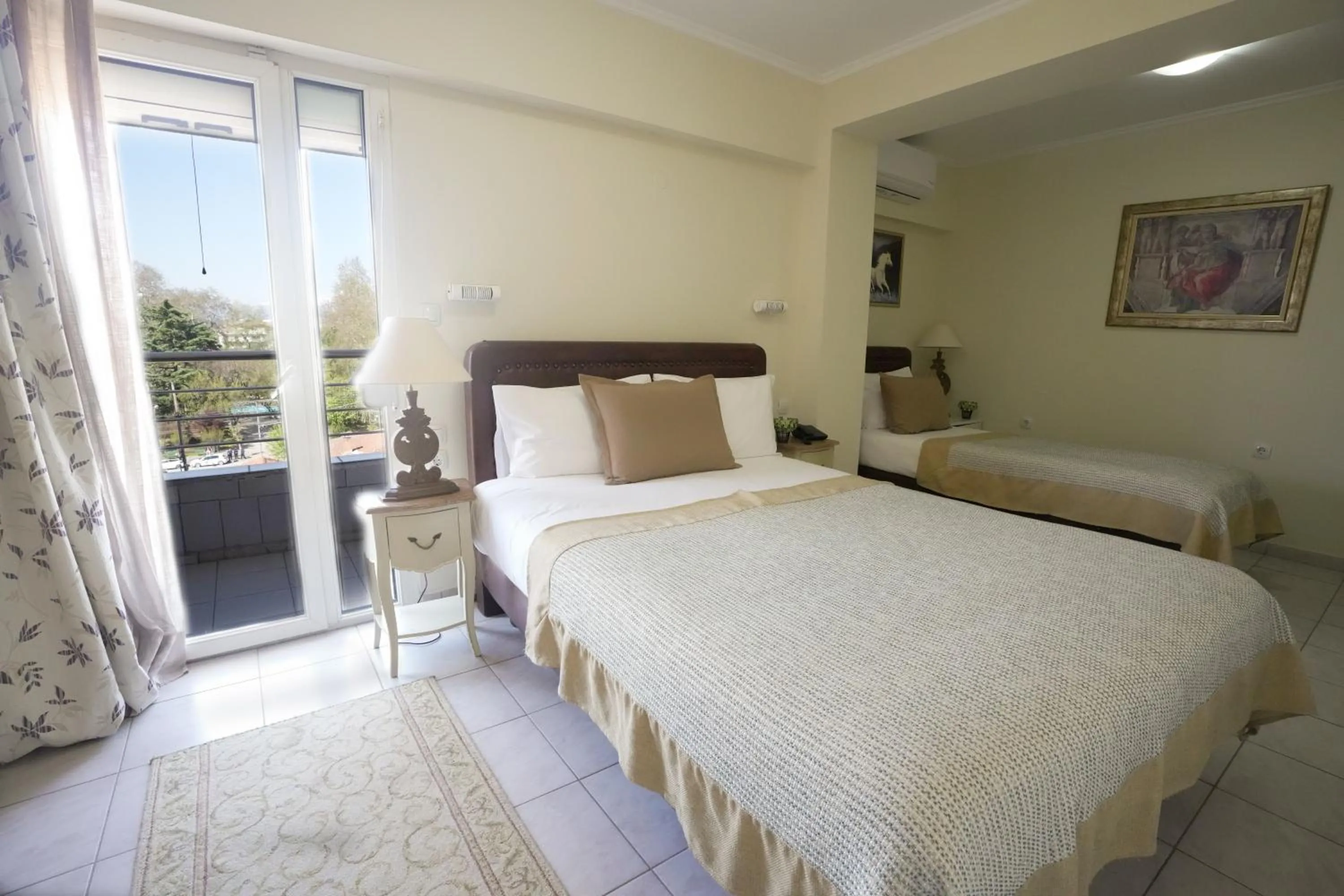 Bed in Hotel Marianna