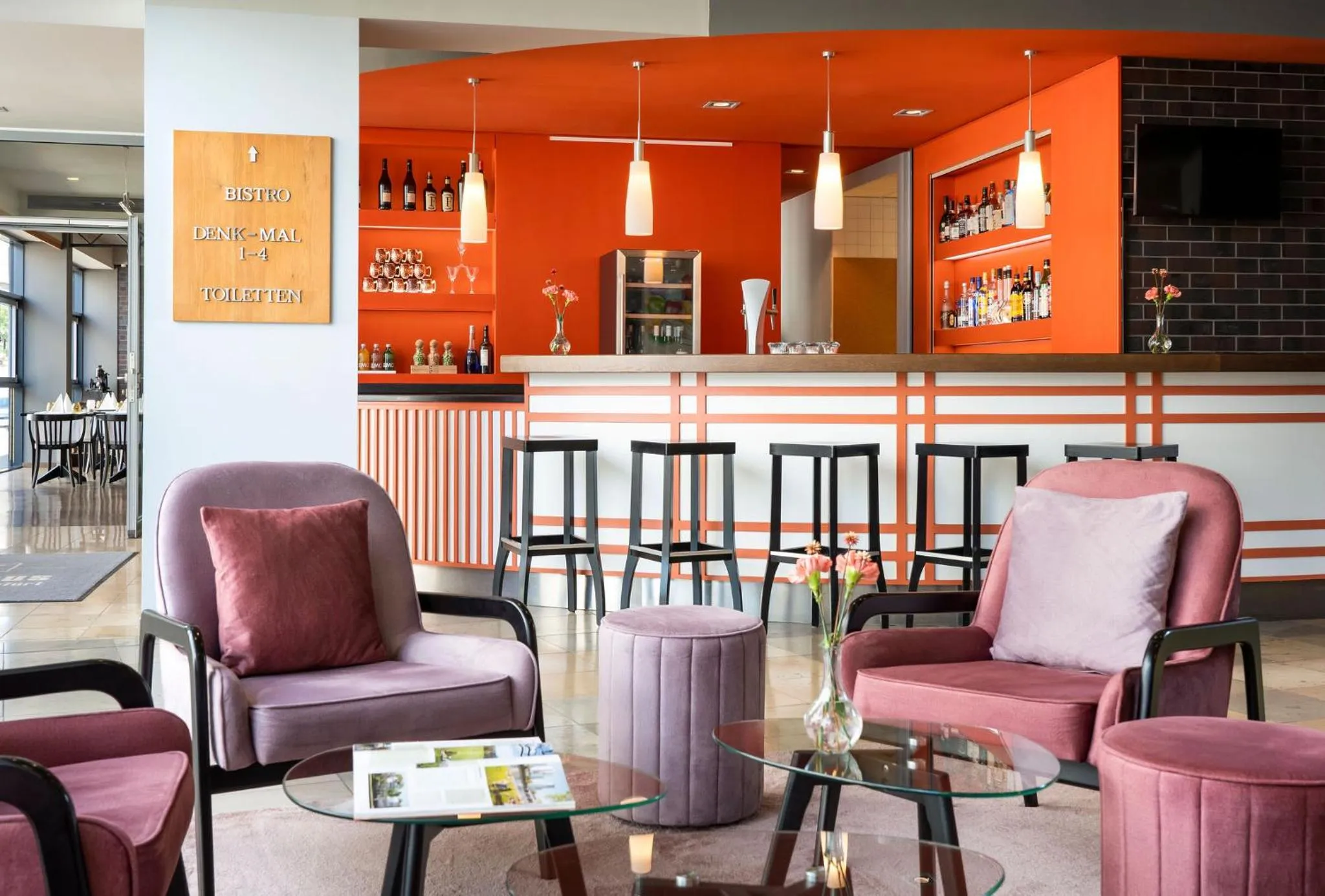 Lounge or bar in mainhaus Stadthotel Frankfurt