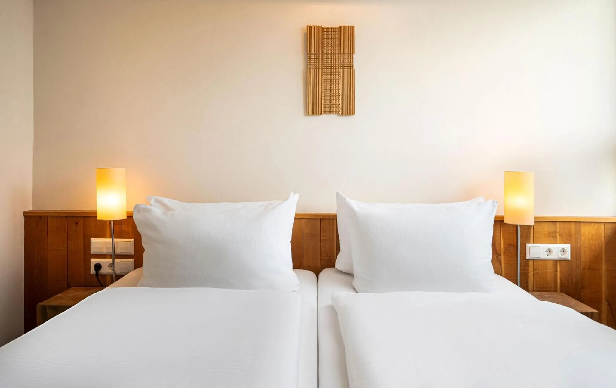 Bed in mainhaus Stadthotel Frankfurt