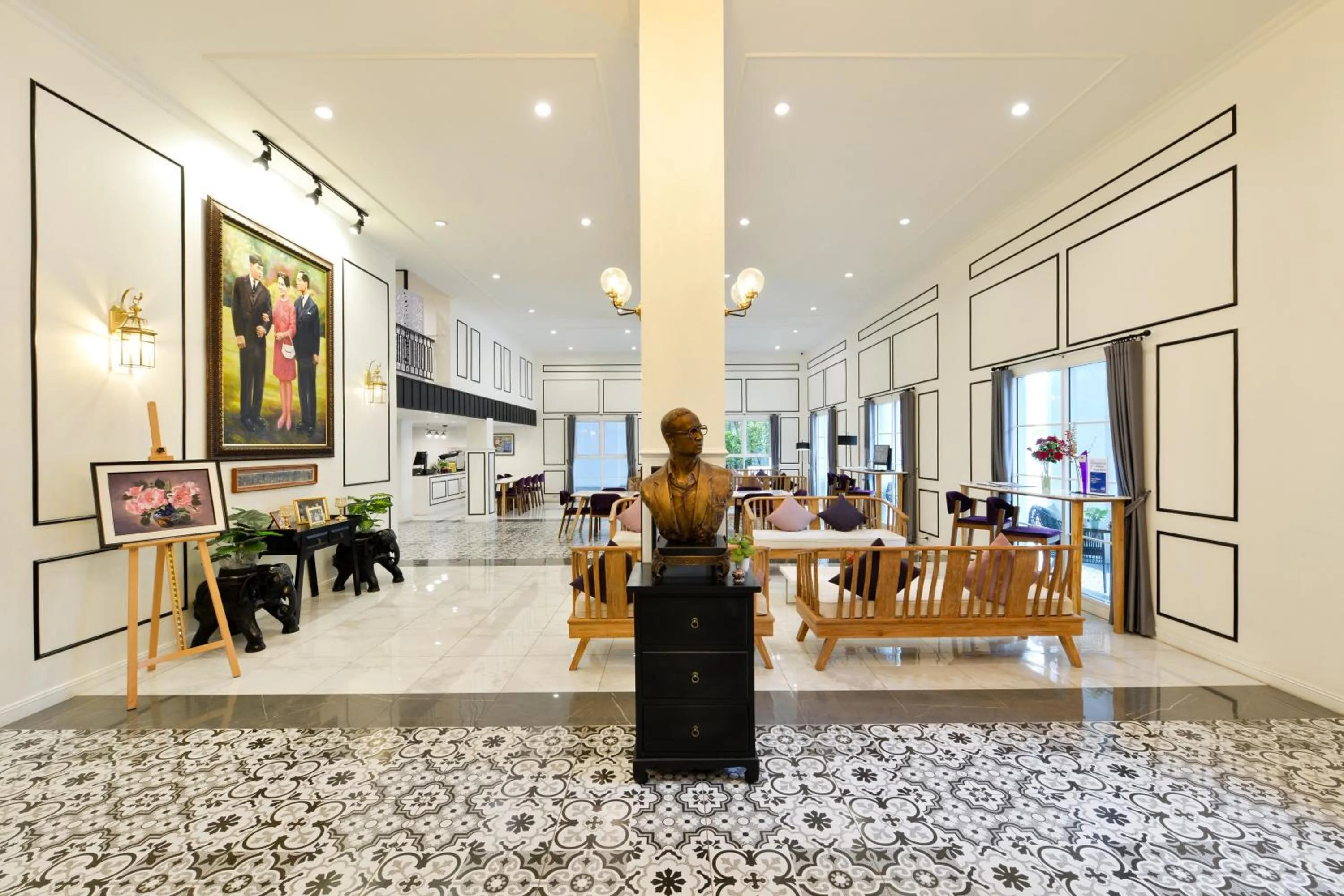 Lobby or reception in Villa De Pranakorn