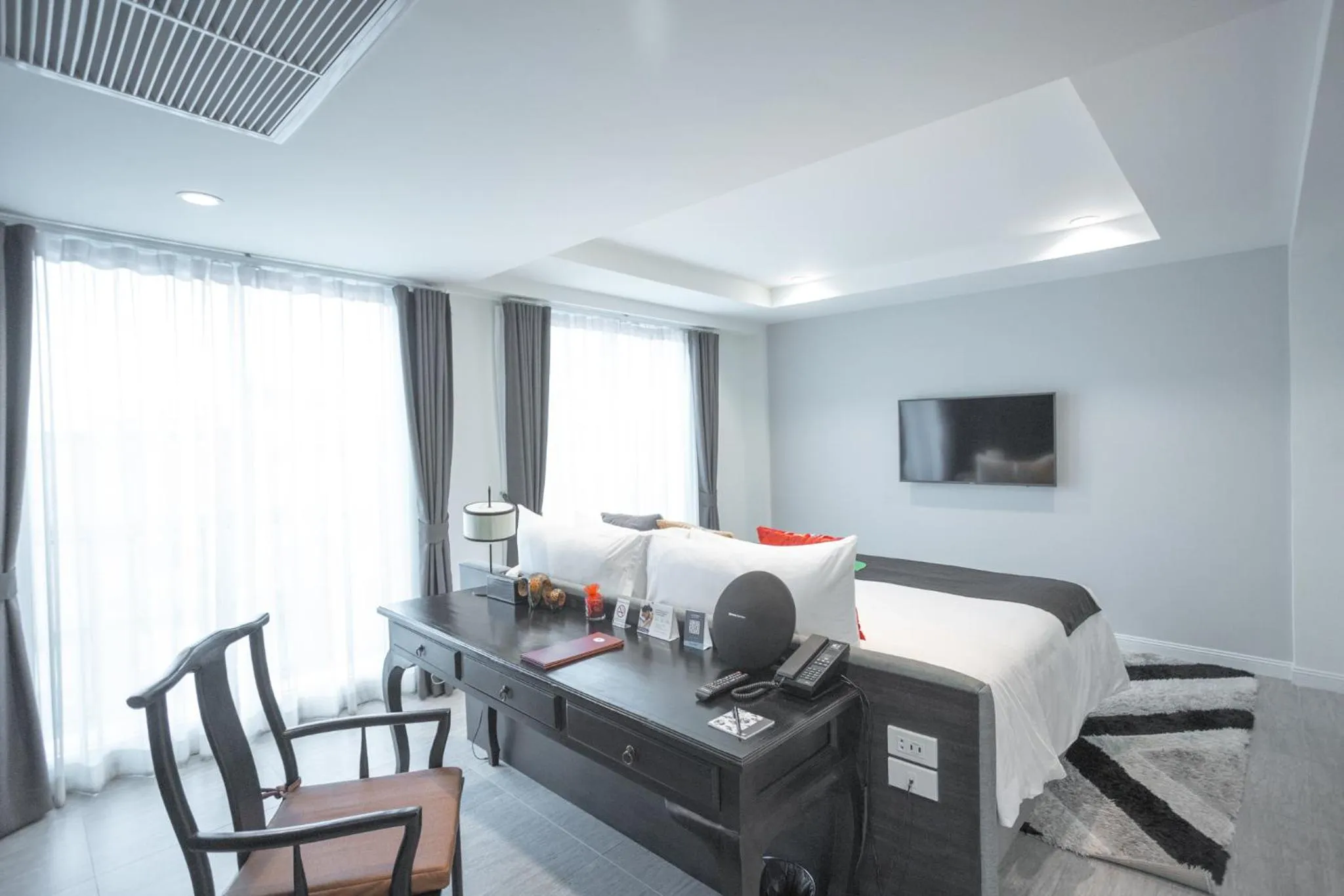 TV and multimedia, Bed in Villa De Pranakorn