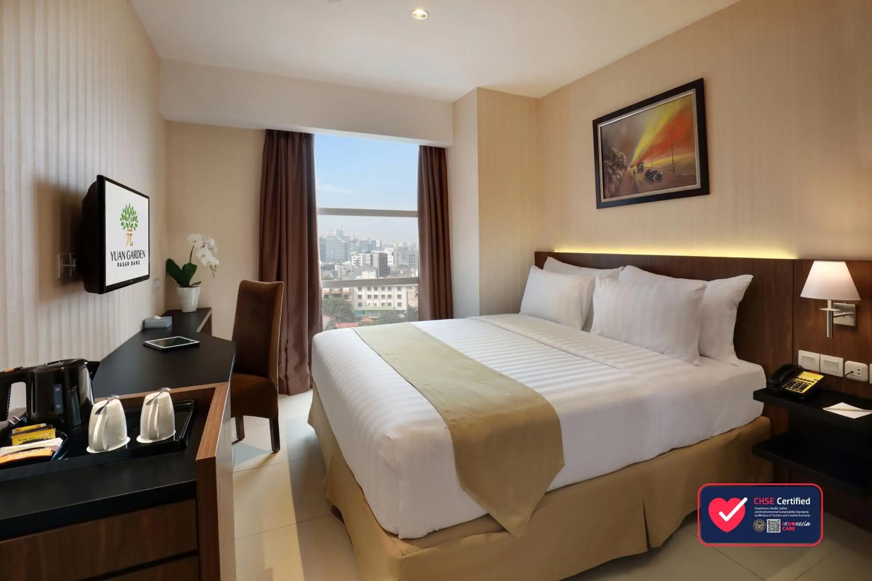 Standard Double Room in Yuan Garden Pasar Baru Standard Double Room in Yuan Garden Pasar Baru