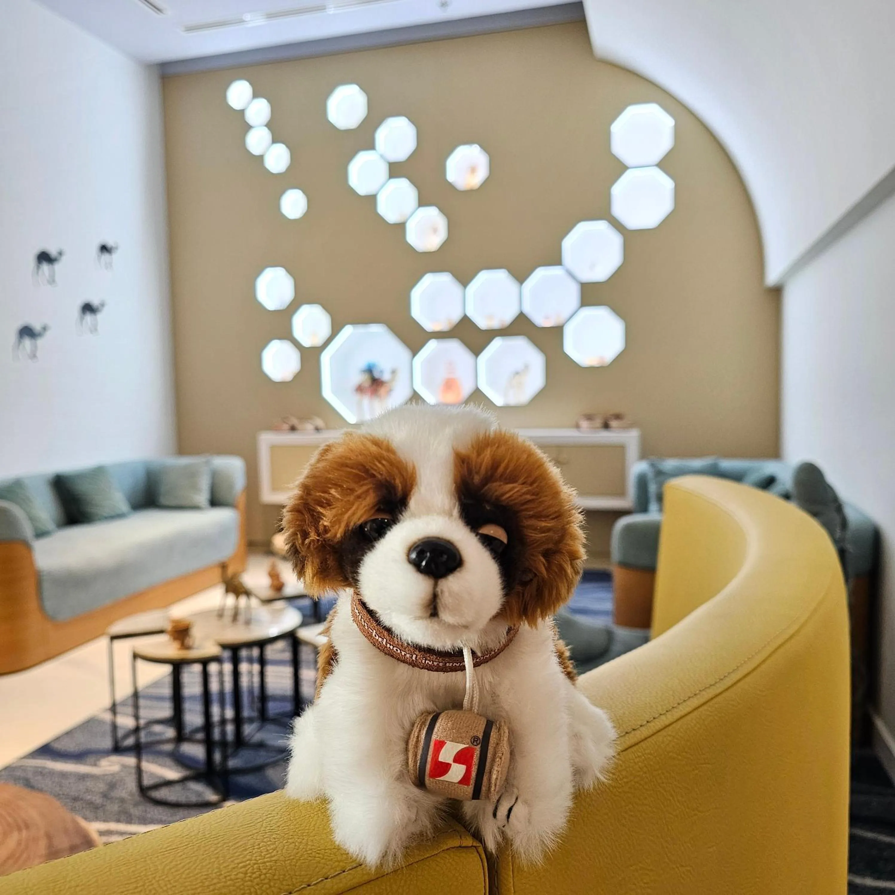 Seating area in Swiss-Belinn Airport Muscat Oman