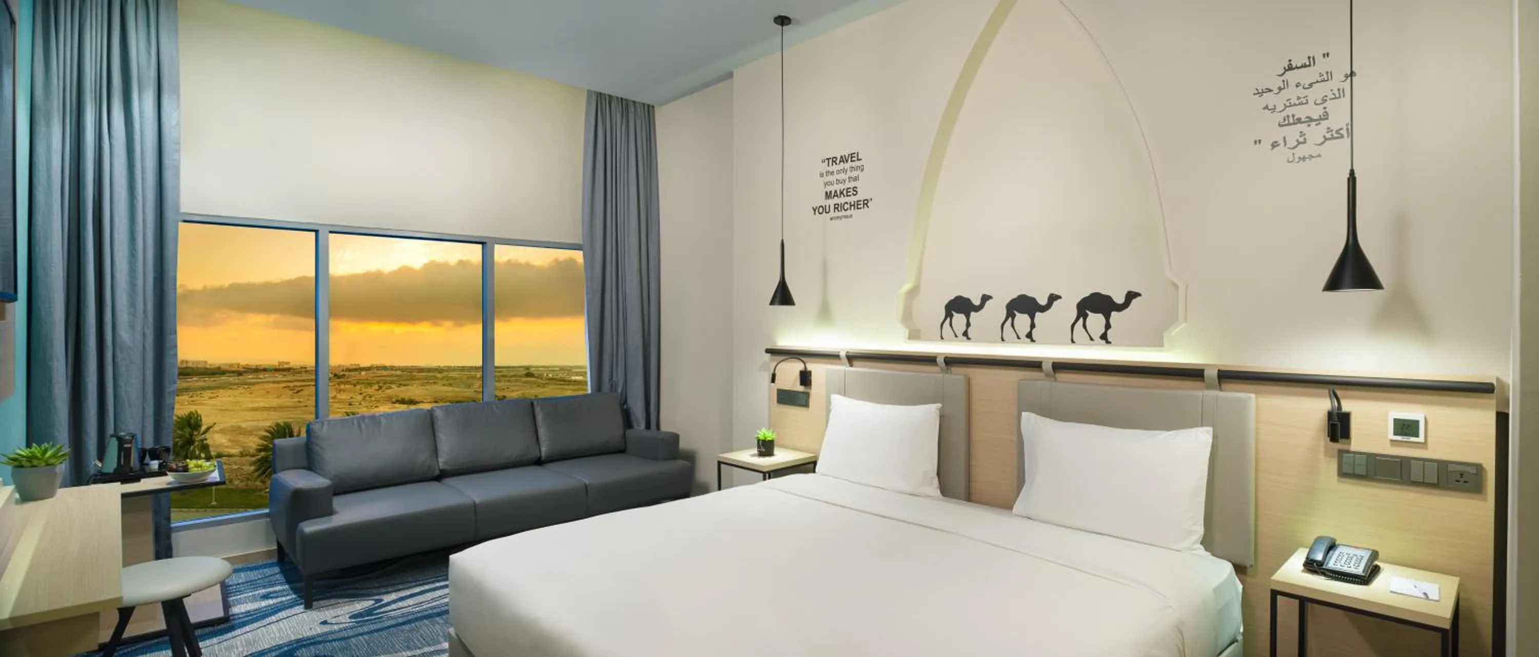 Photo of the whole room, Bed in Swiss-Belinn Airport Muscat Oman