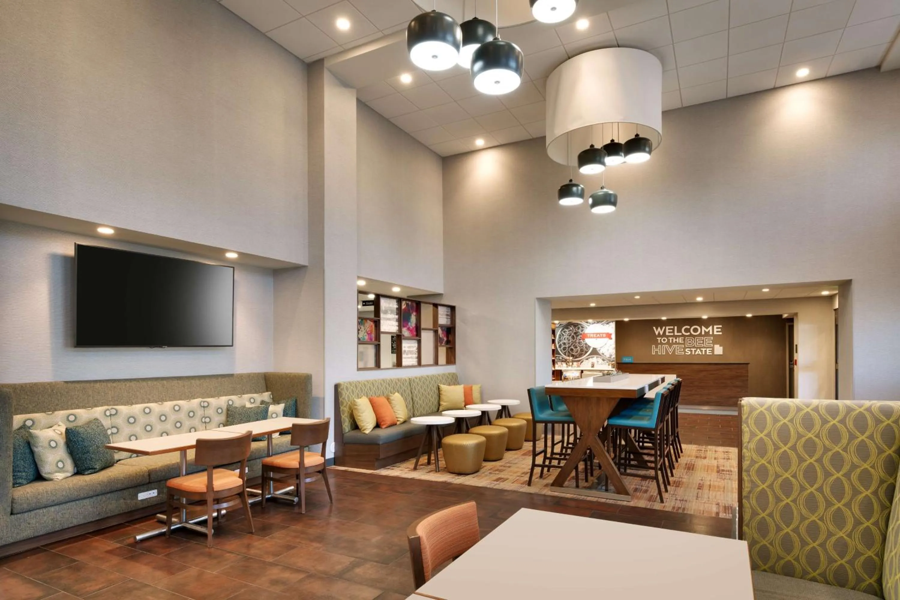 Lobby or reception in Hampton Inn & Suites Spanish Fork, Ut