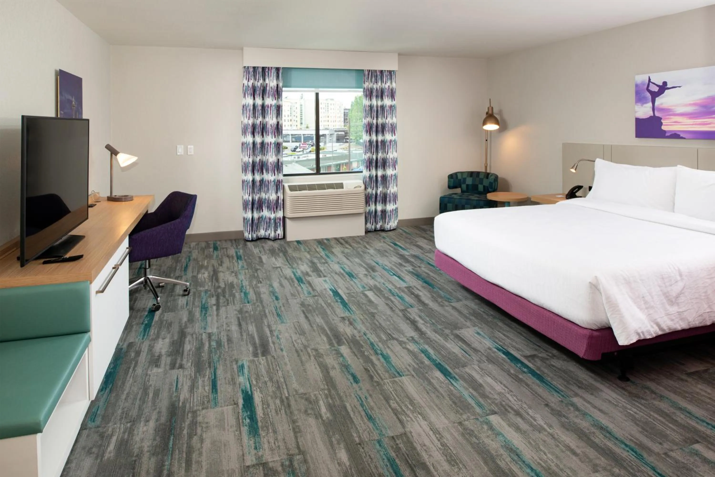 Bedroom, Bed in Hilton Garden Inn Seattle Lynnwood, Wa