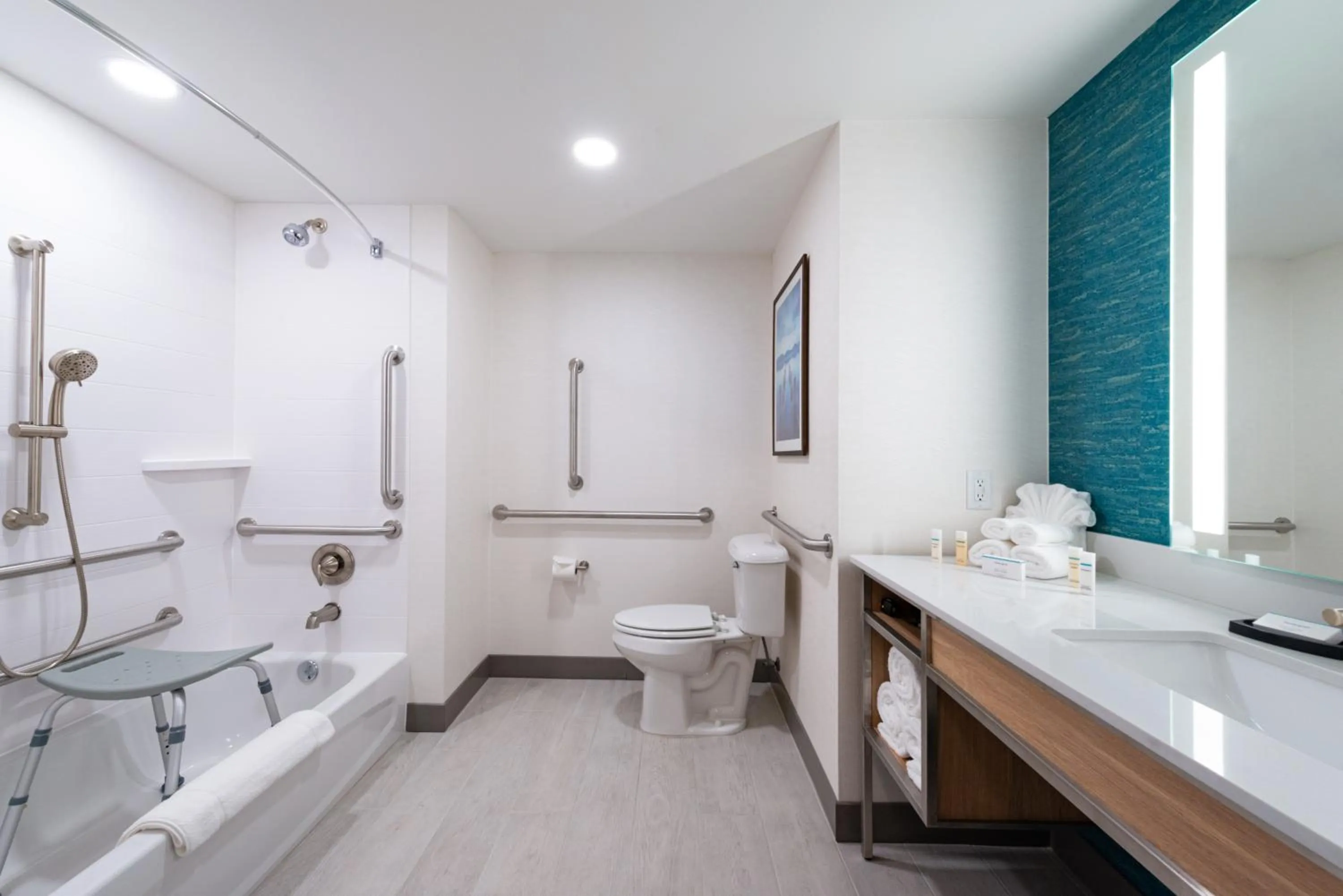 Bathroom in Hilton Garden Inn Seattle Lynnwood, Wa