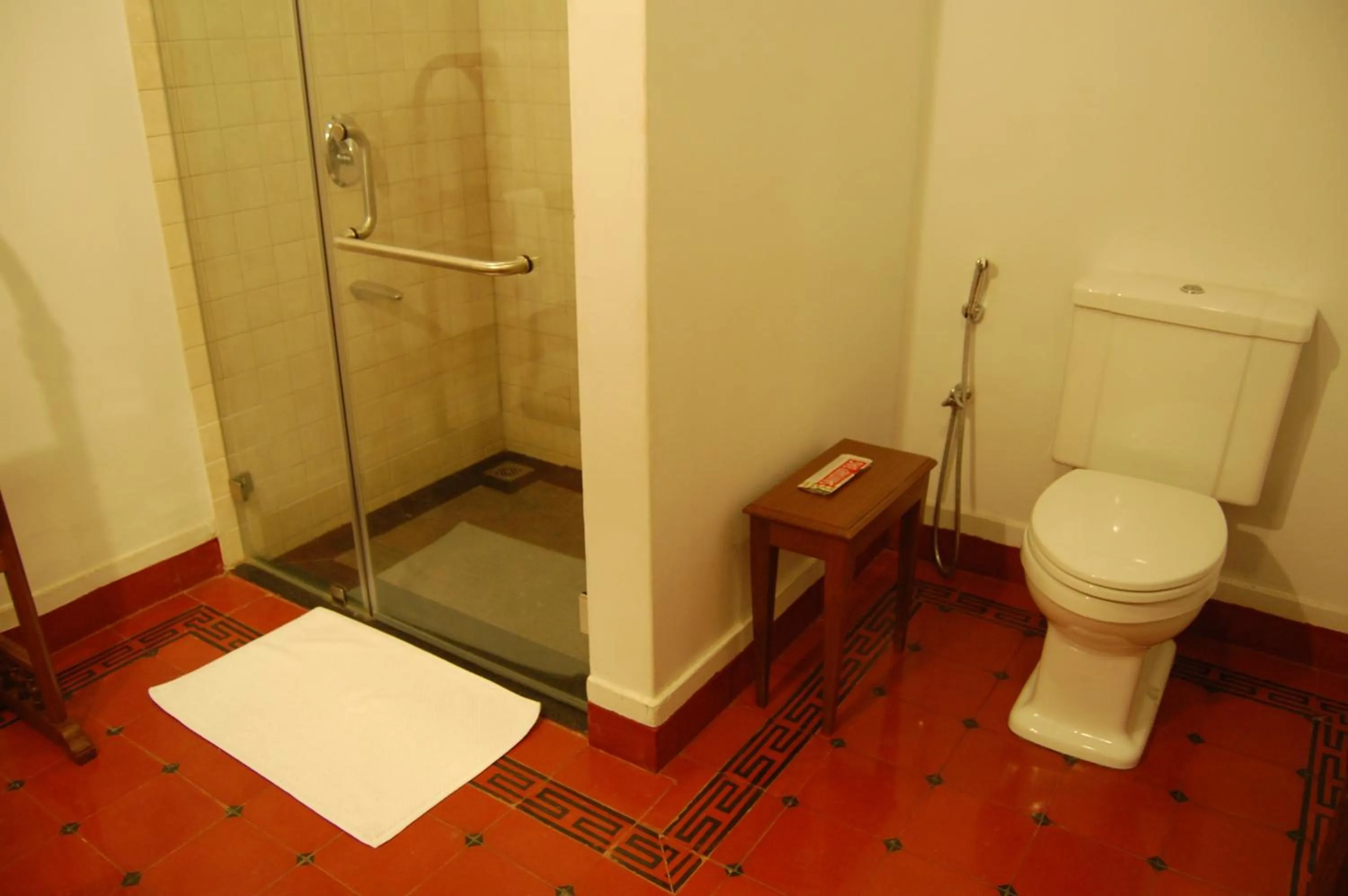 Bathroom in Visalam Chettinad Palace - A CGH Earth Experience