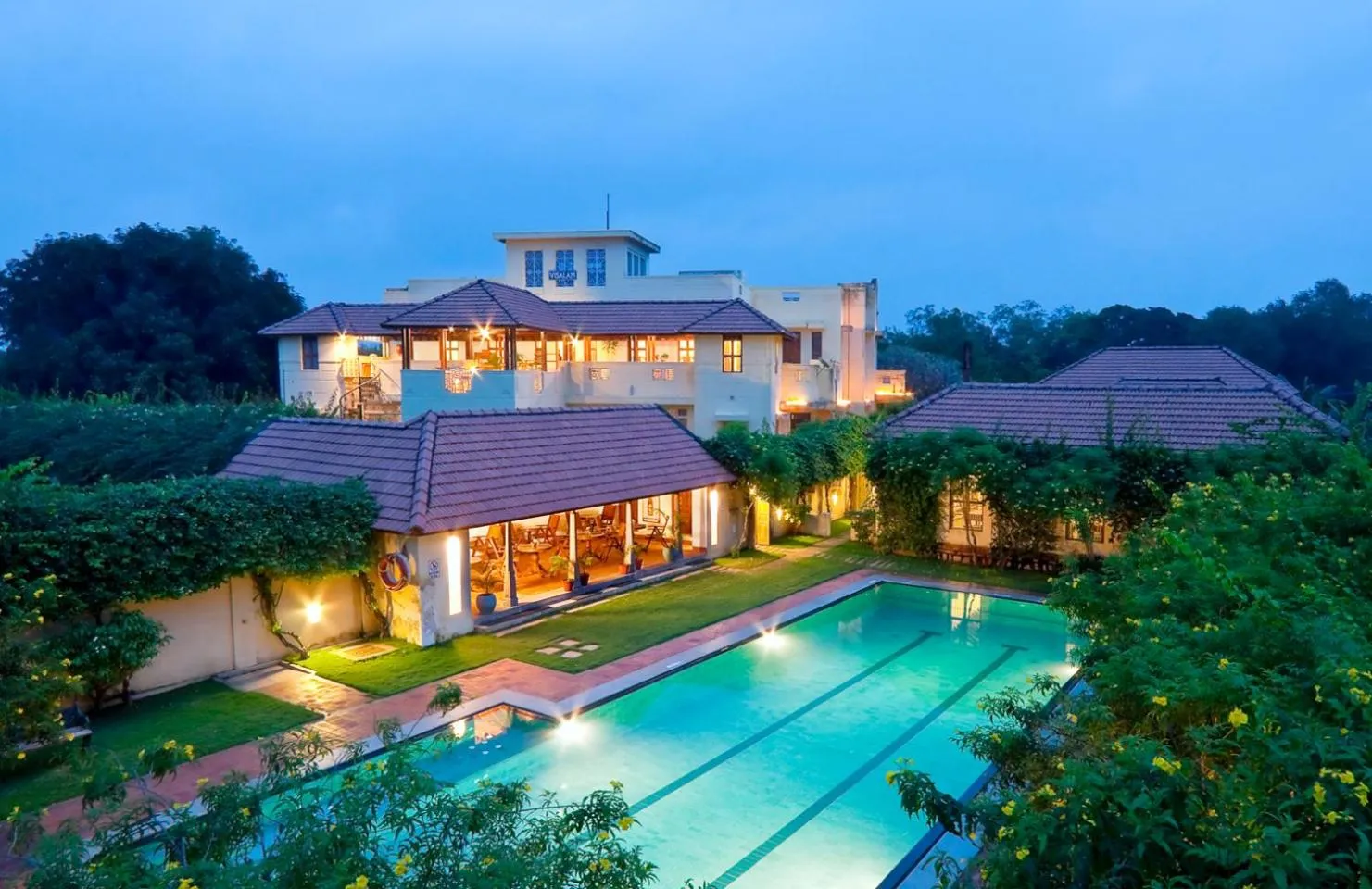 Property building in Visalam Chettinad Palace - A CGH Earth Experience