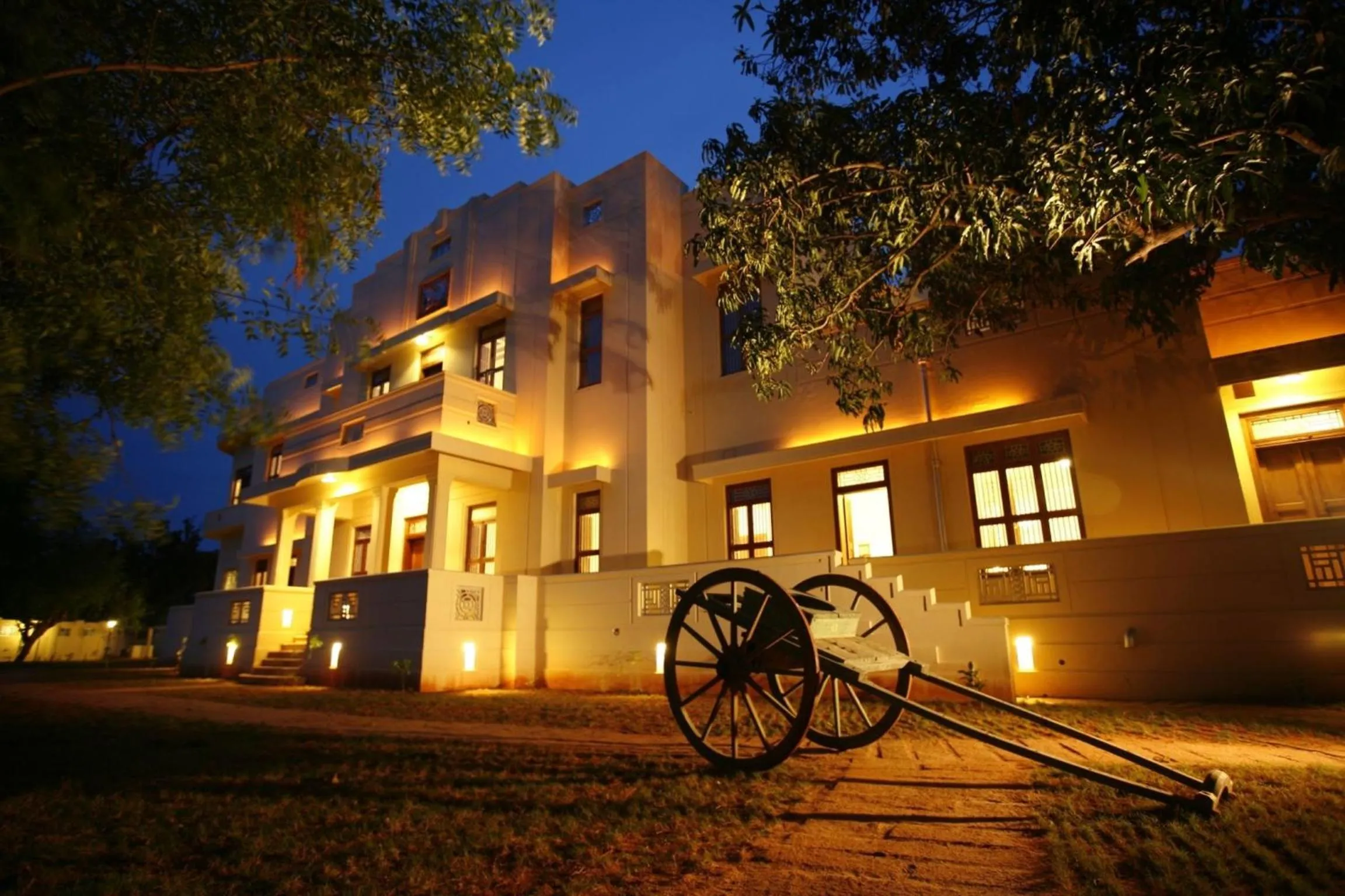 On site in Visalam Chettinad Palace - A CGH Earth Experience