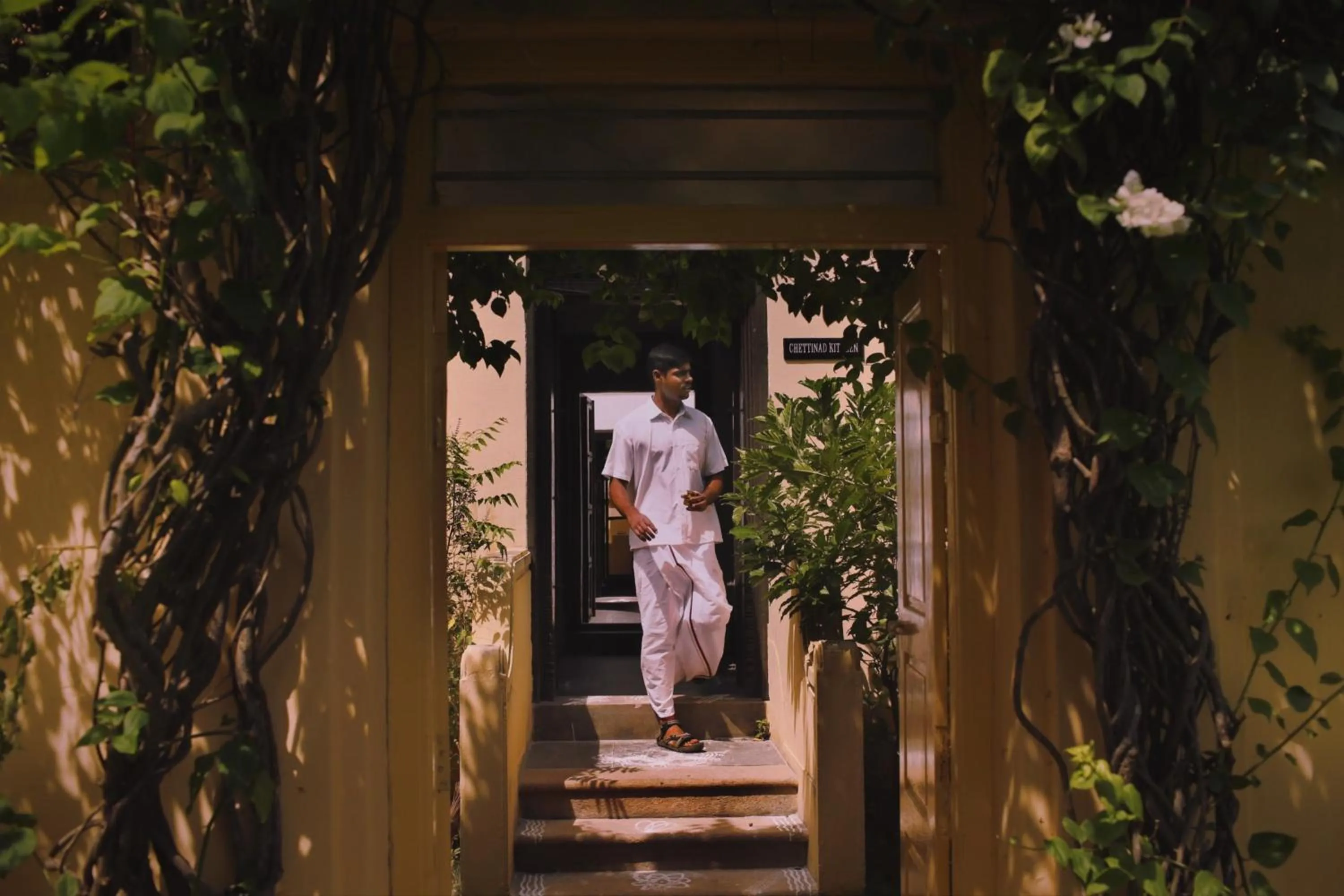 Staff in Visalam Chettinad Palace - A CGH Earth Experience