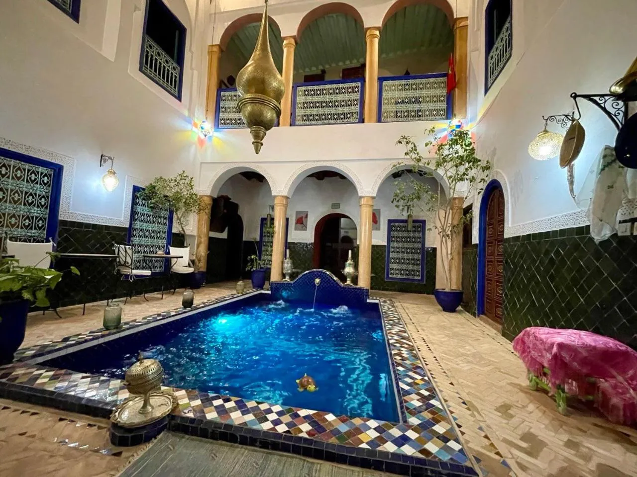 Swimming pool in Héritage Lalla Aicha Hotel & Spa