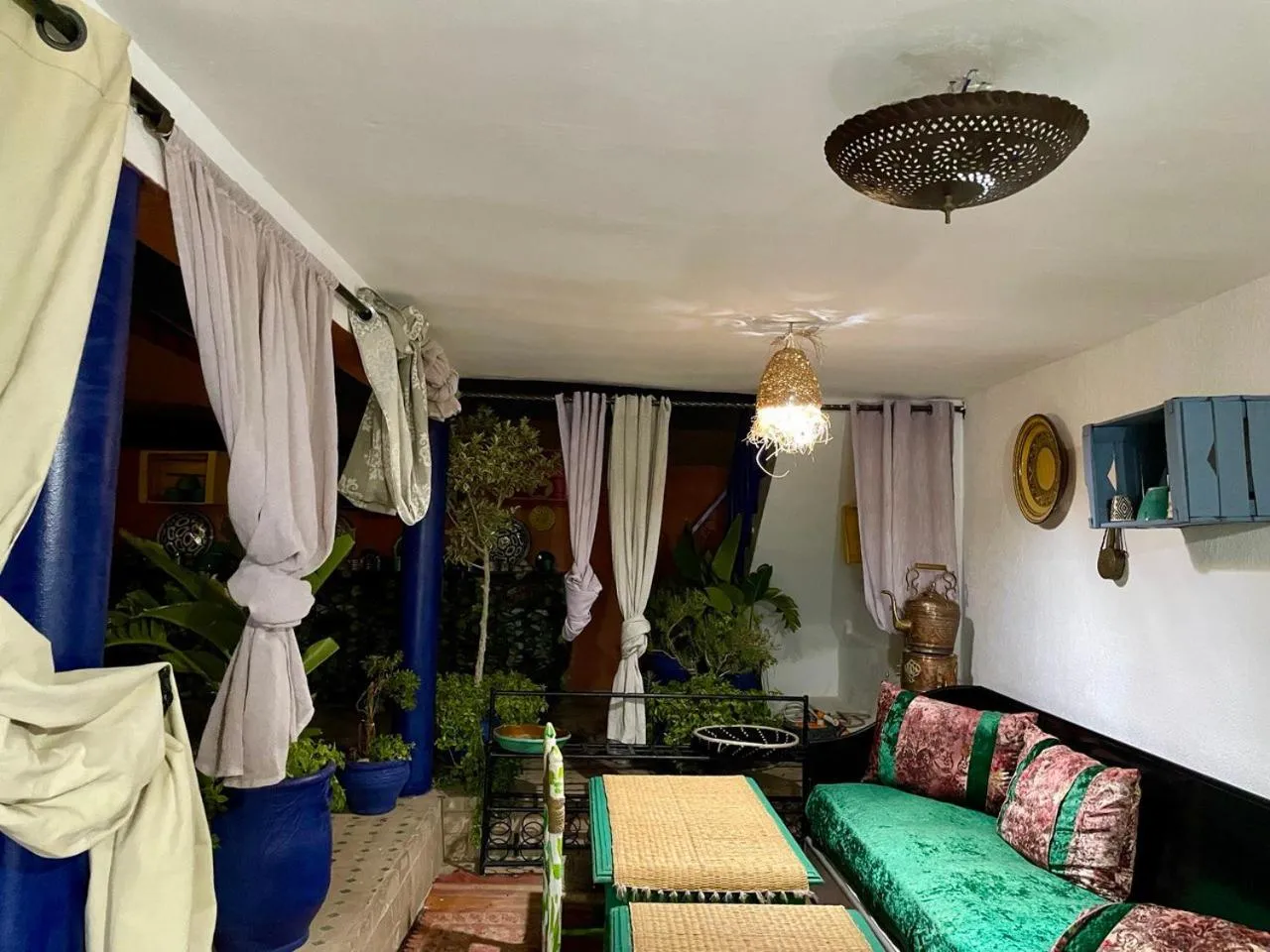 Seating area, Bed in Héritage Lalla Aicha Hotel & Spa