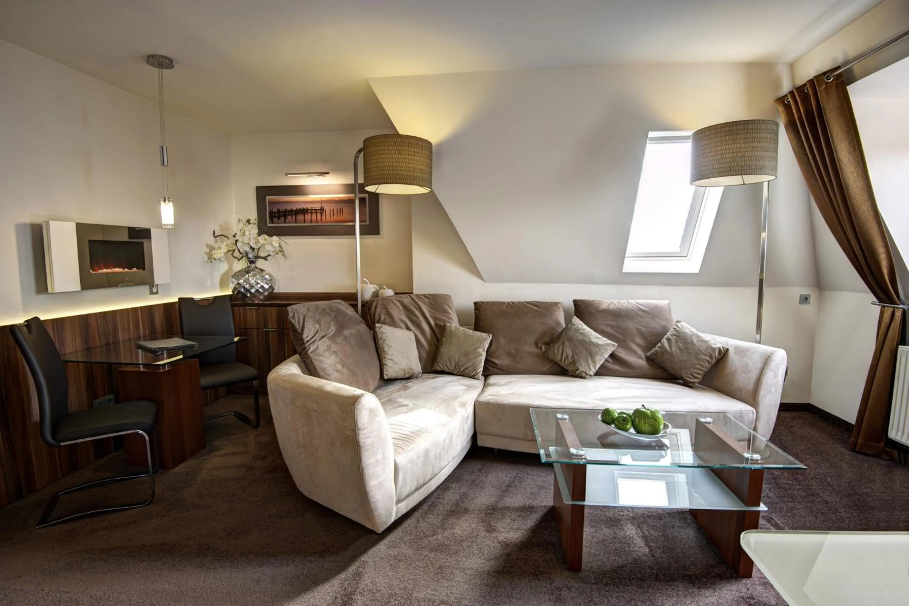 Living room in Hotel Am Badepark