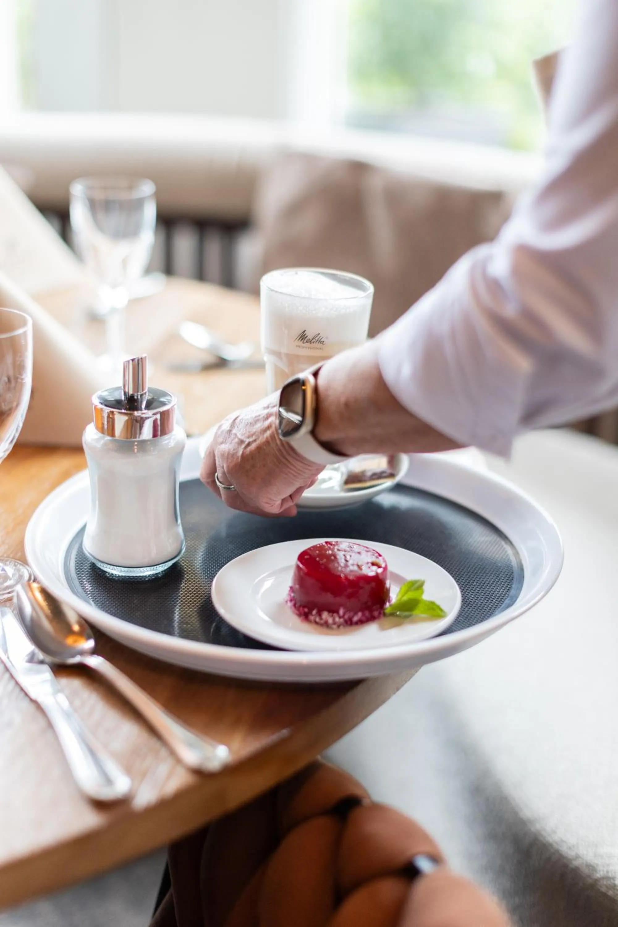 Restaurant/places to eat in Hotel Am Badepark