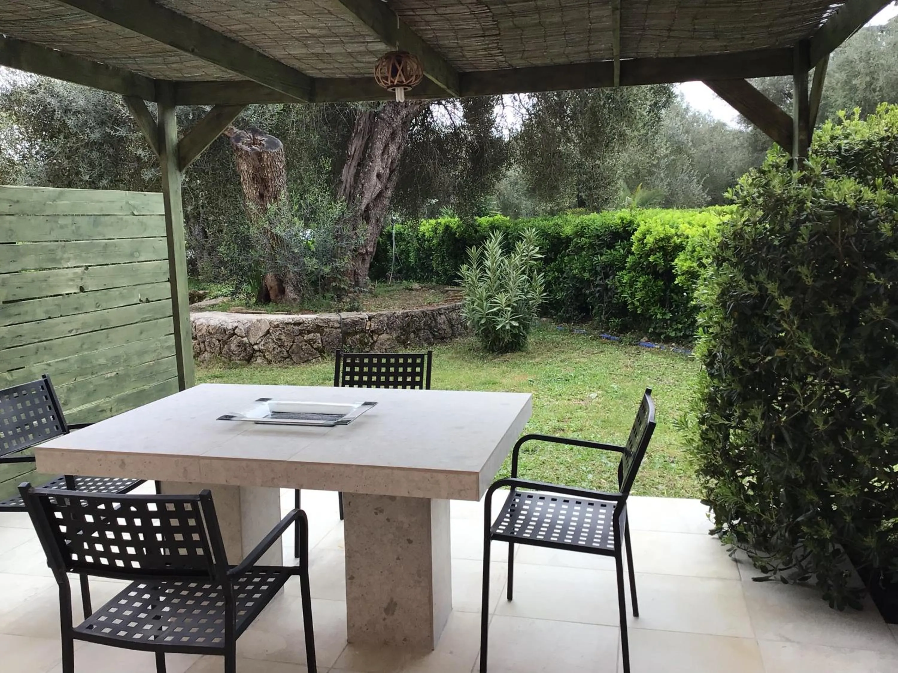 Garden view in Villa Rosa Apartments