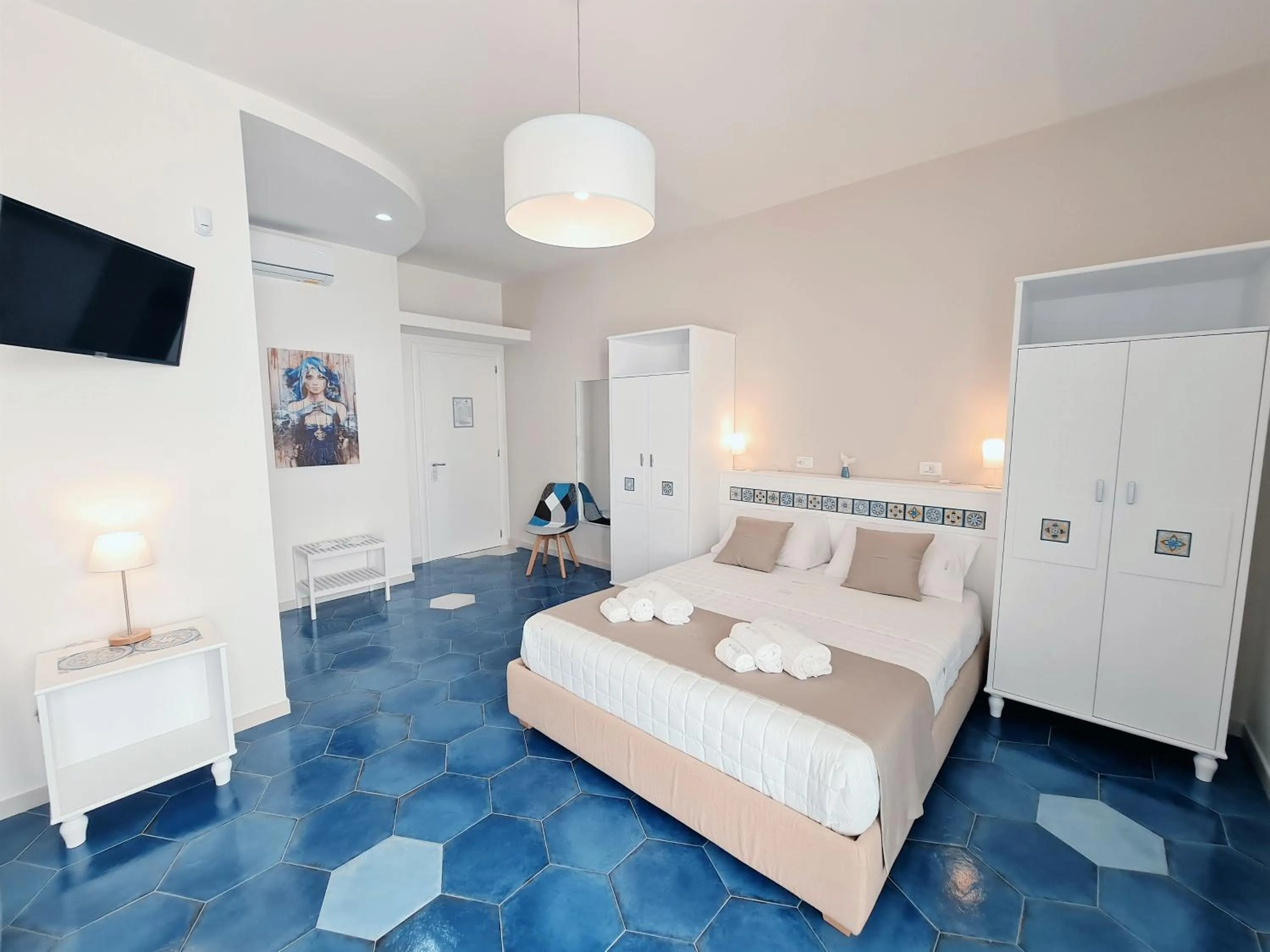 Bedroom, Bed in Kalinifta Rooms Apartment