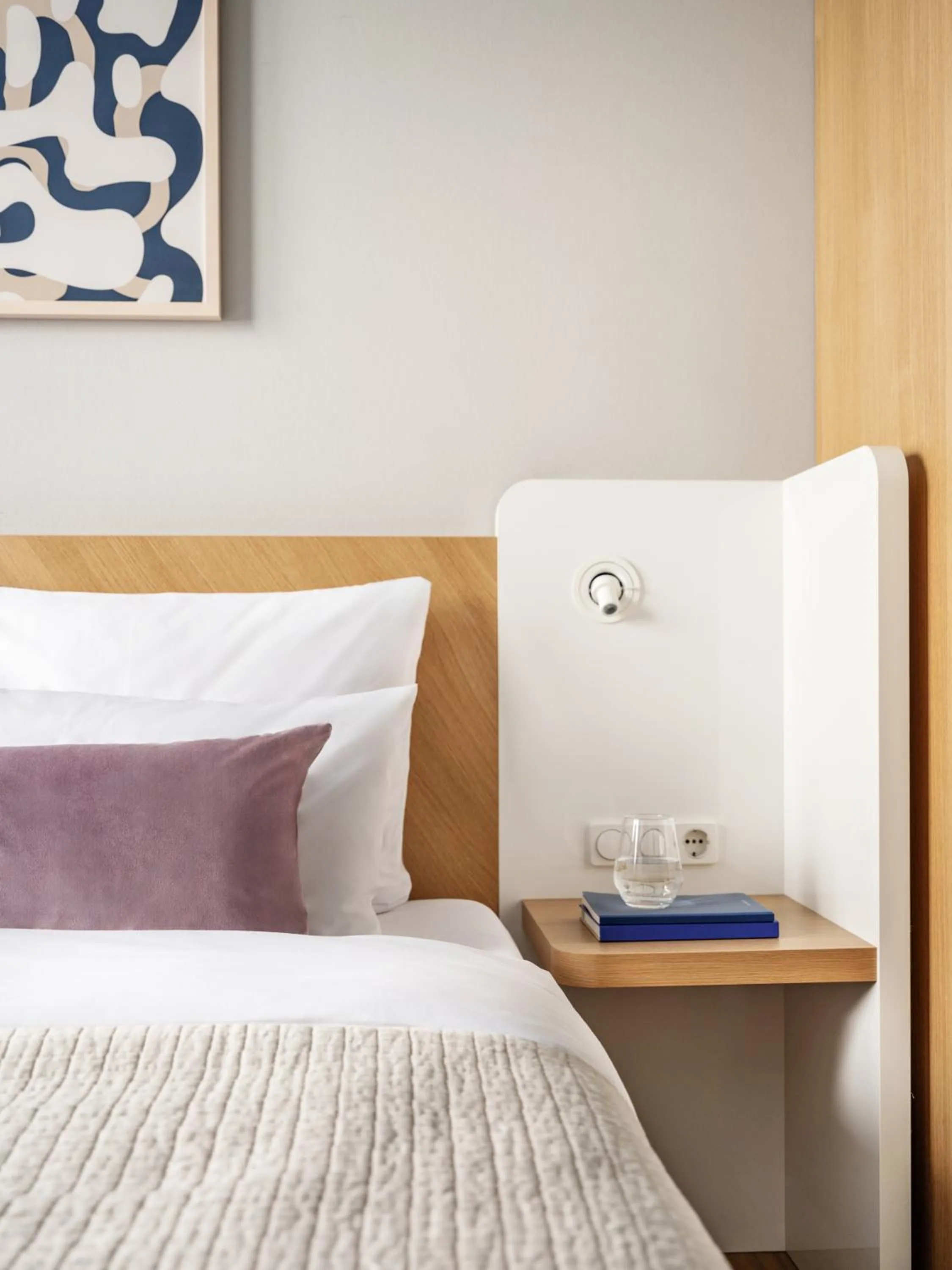 Bed in Numa Berlin Kudamm