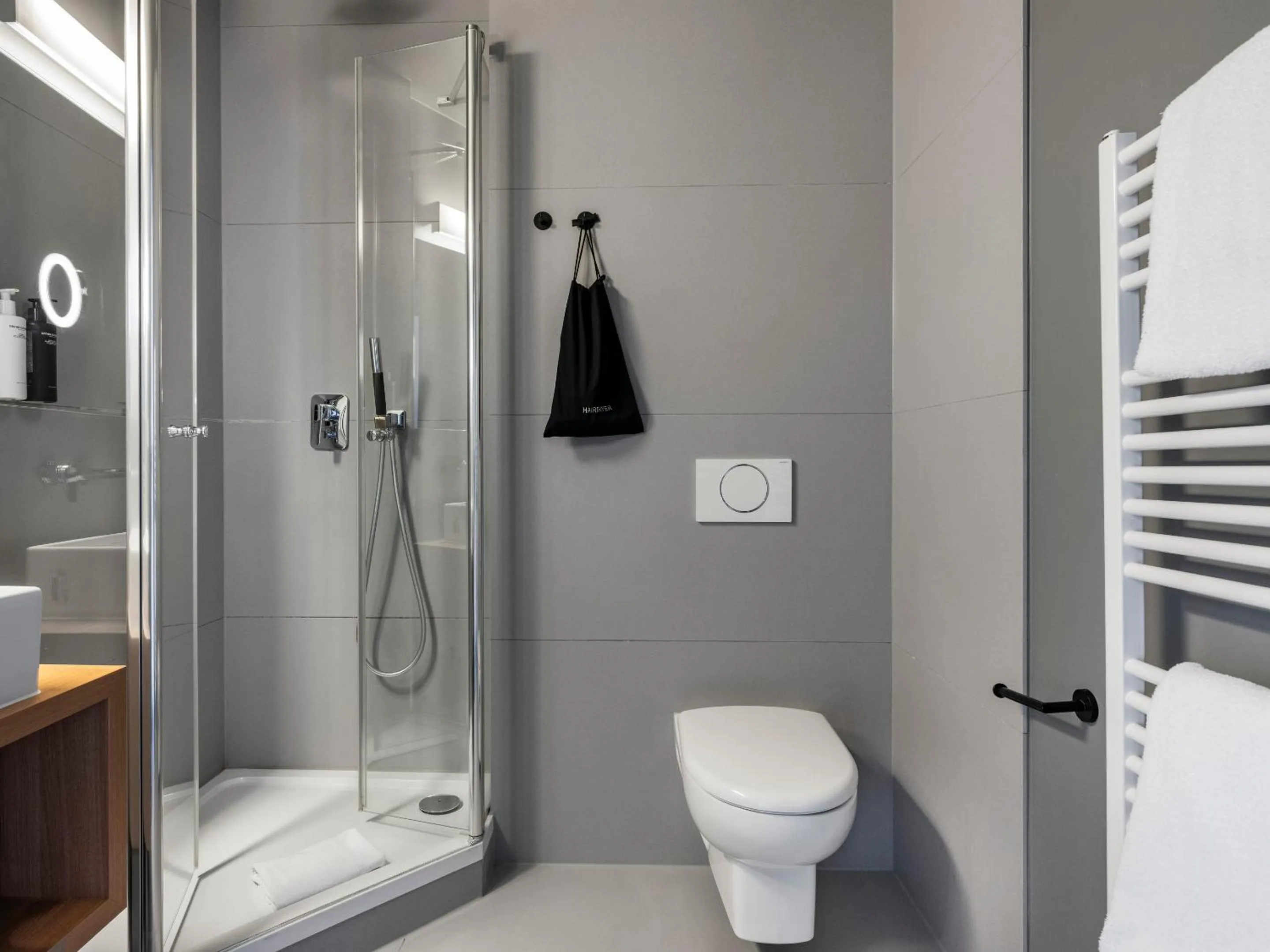 Shower in about:berlin Hotel