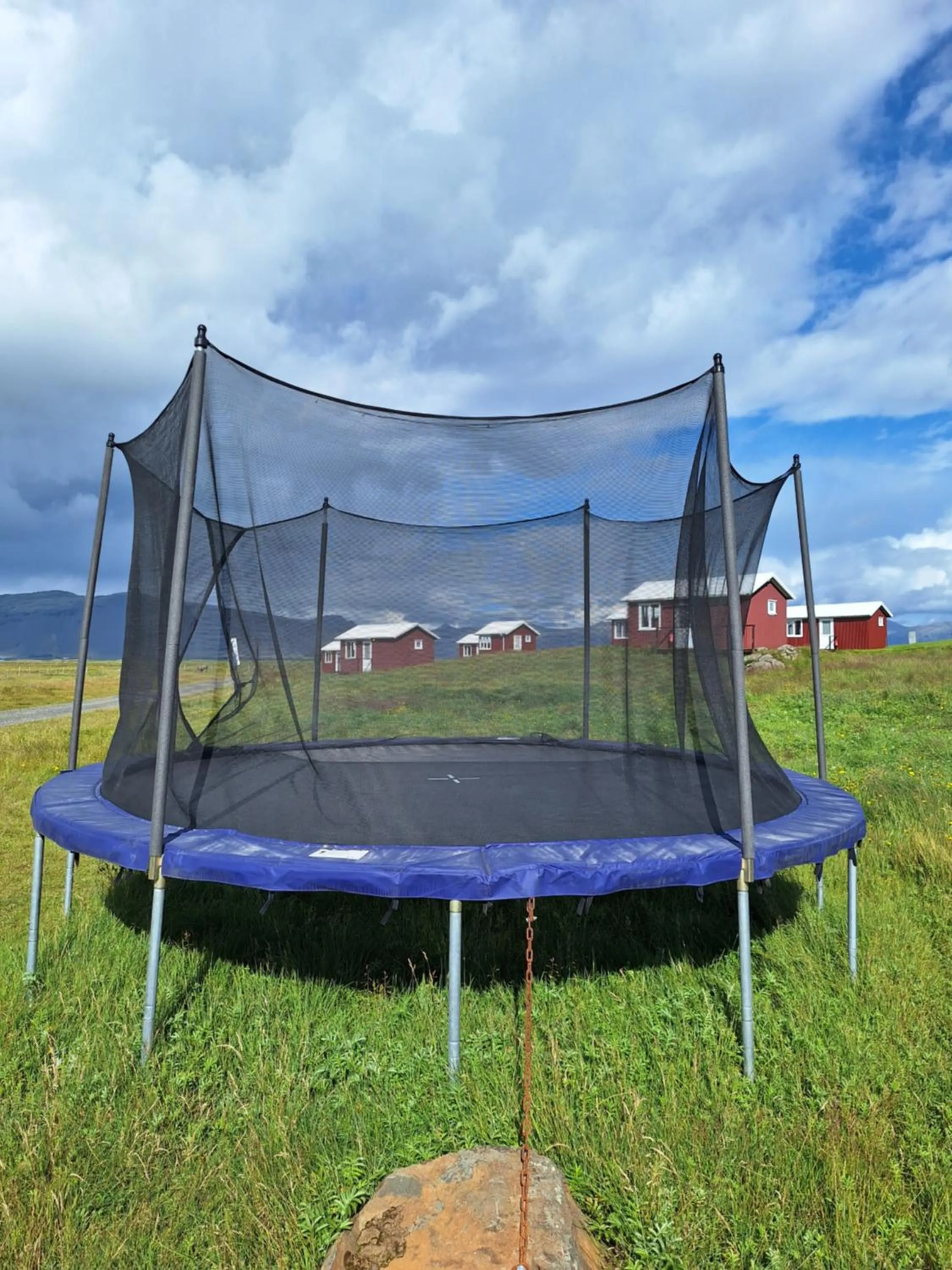 Children play ground in Lambhus Glacier View Cabins