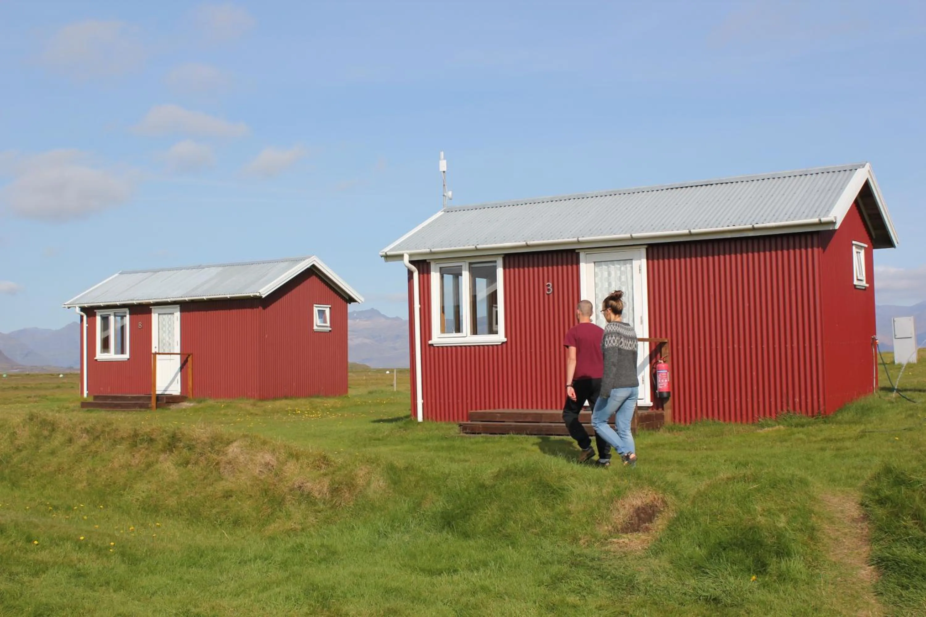 Property building in Lambhus Glacier View Cabins
