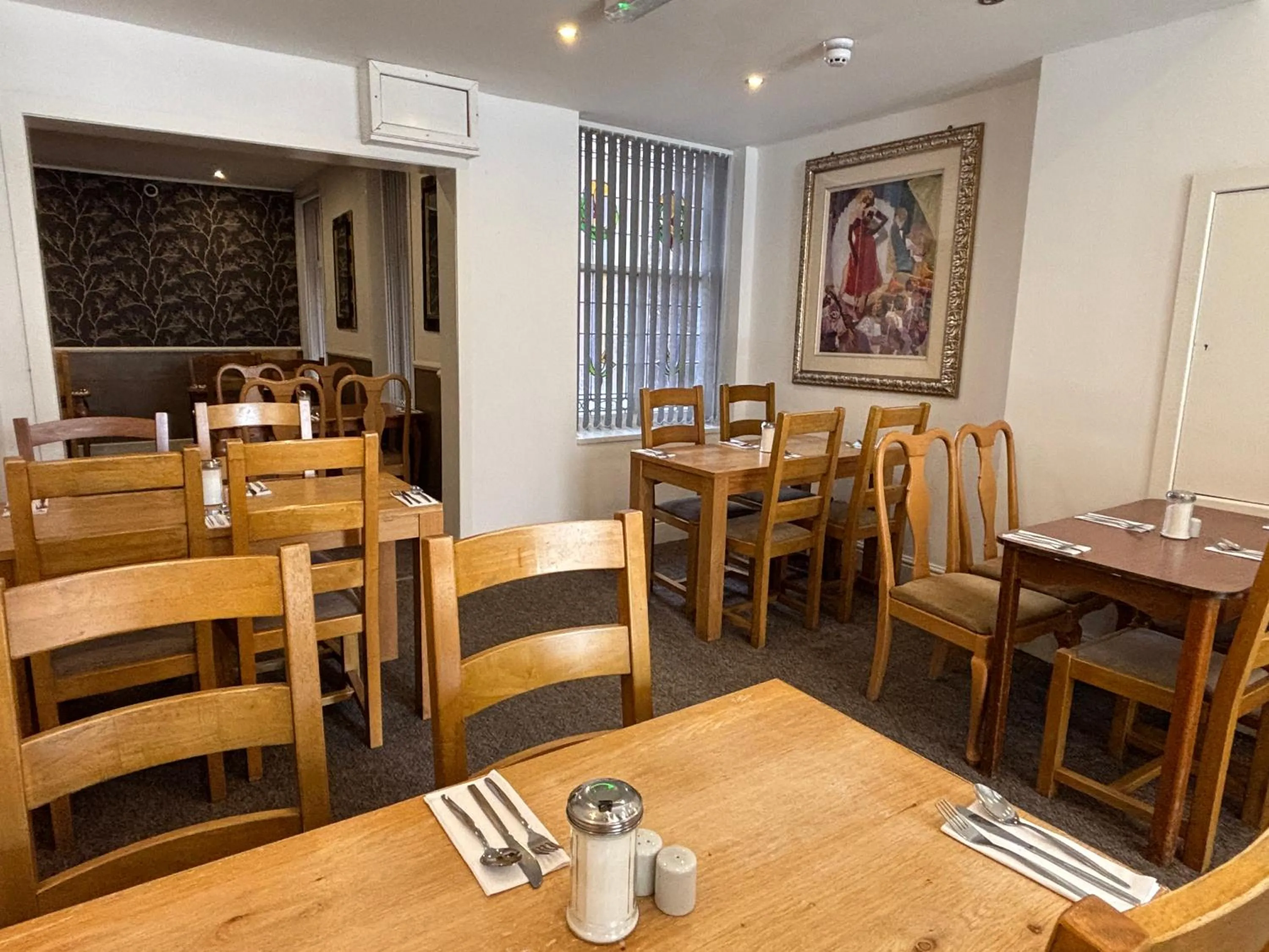 Dining area in The Royal Alexandra Hotel by Compass Hospitality