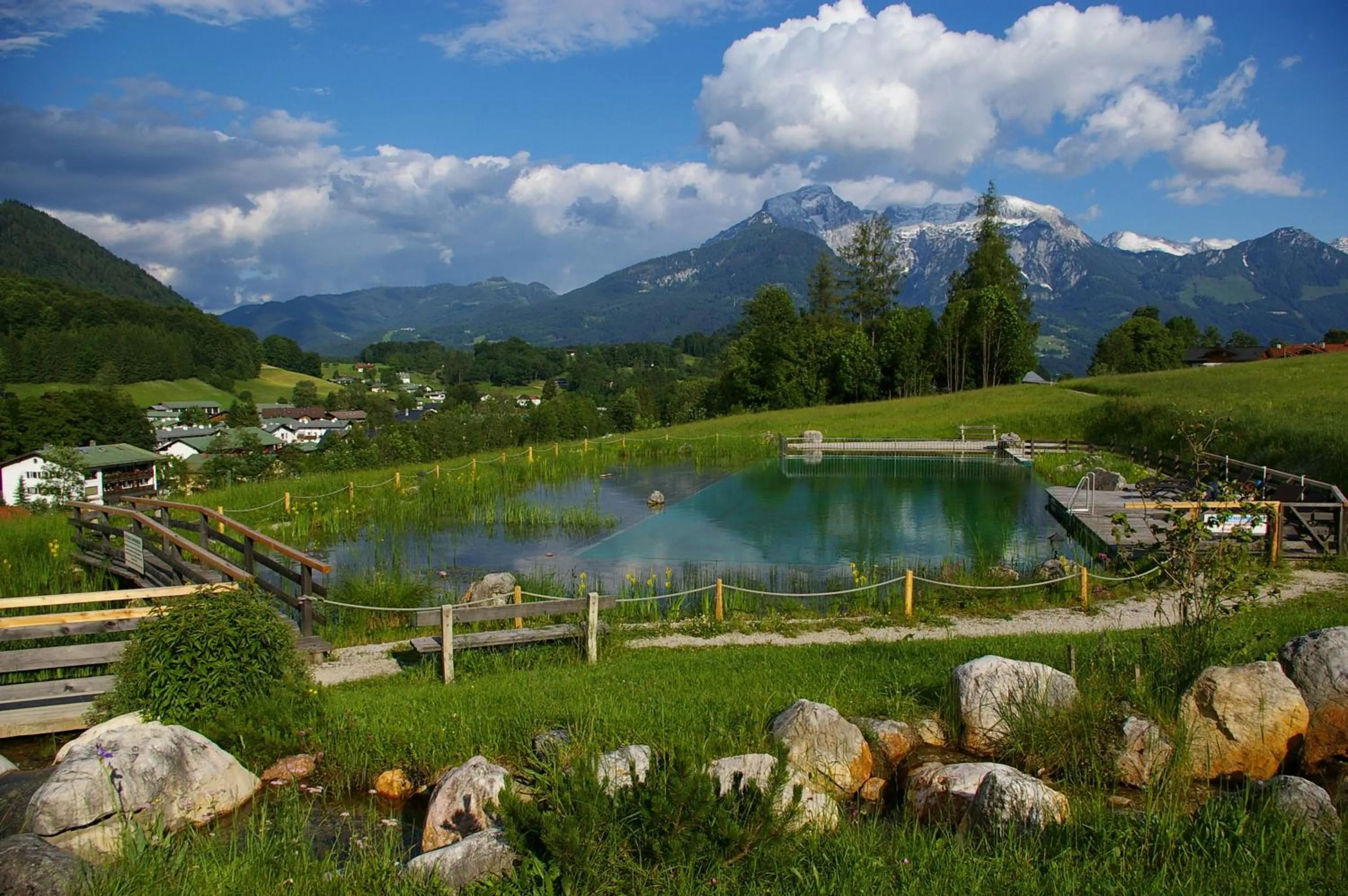 Swimming pool in Naturhotel Reissenlehen