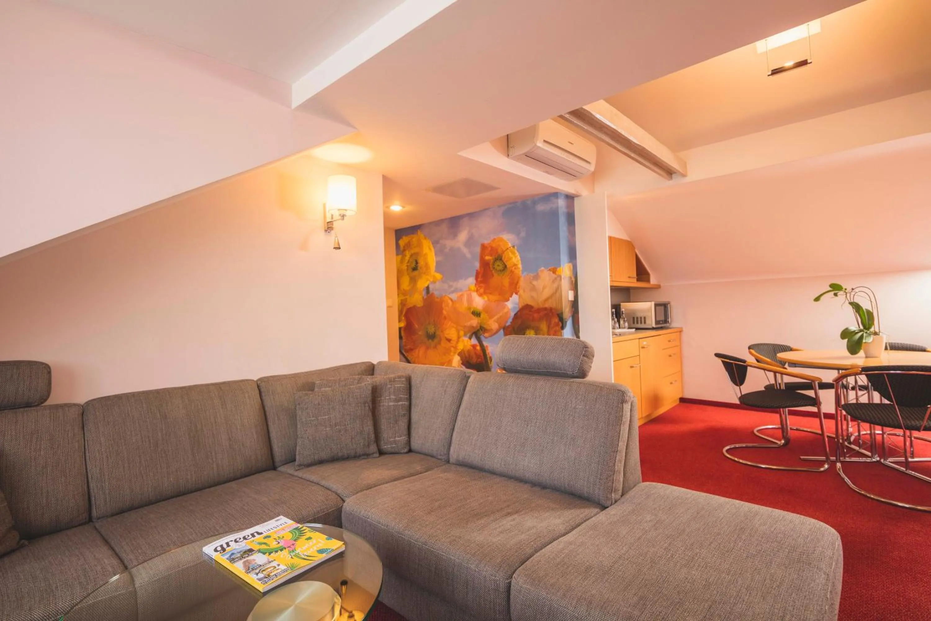 Seating area in Hotel Luise