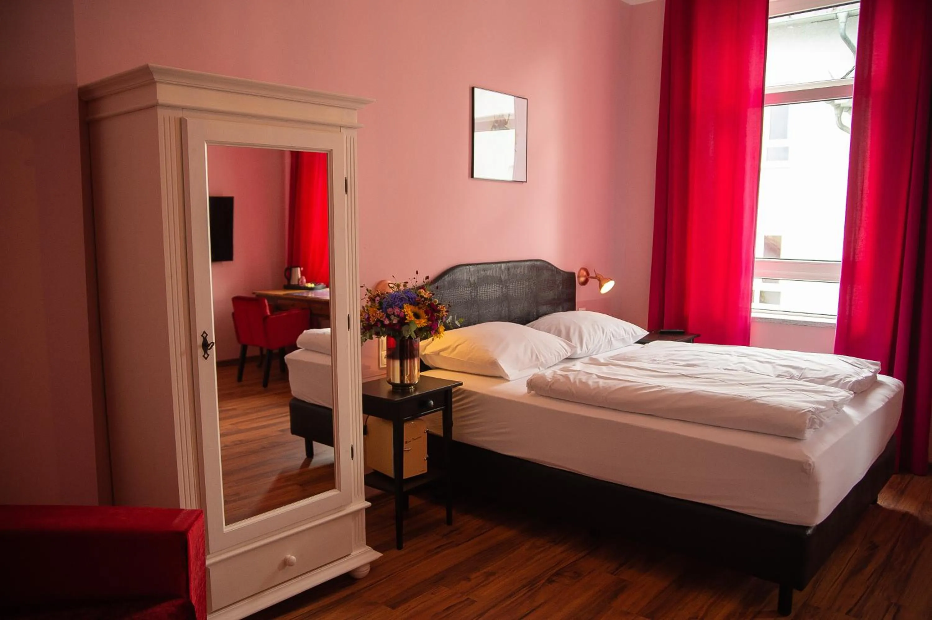 Bed in SmartHotel Mystique Self check-in