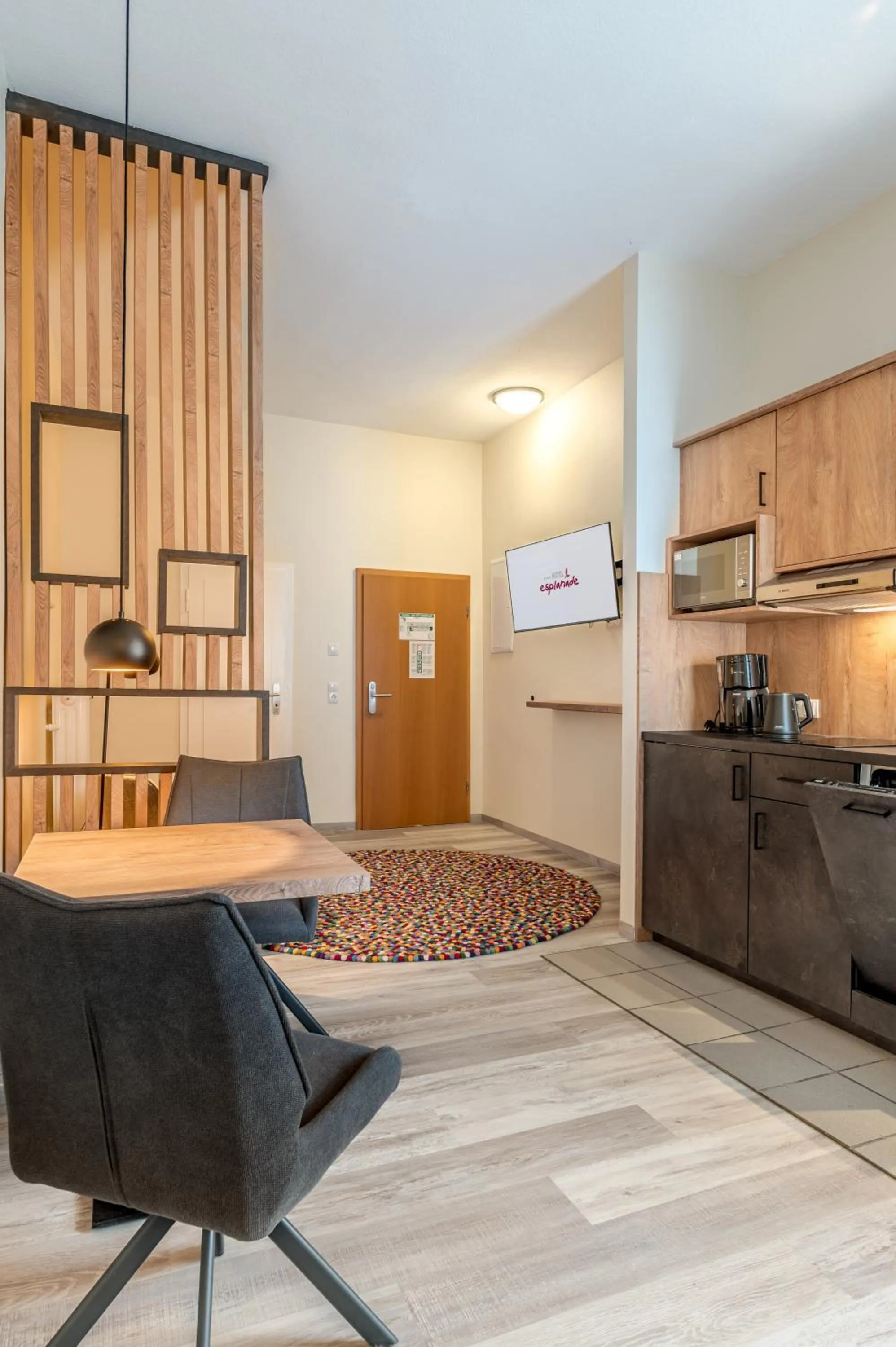 Kitchen or kitchenette in Hotel Esplanade Dortmund